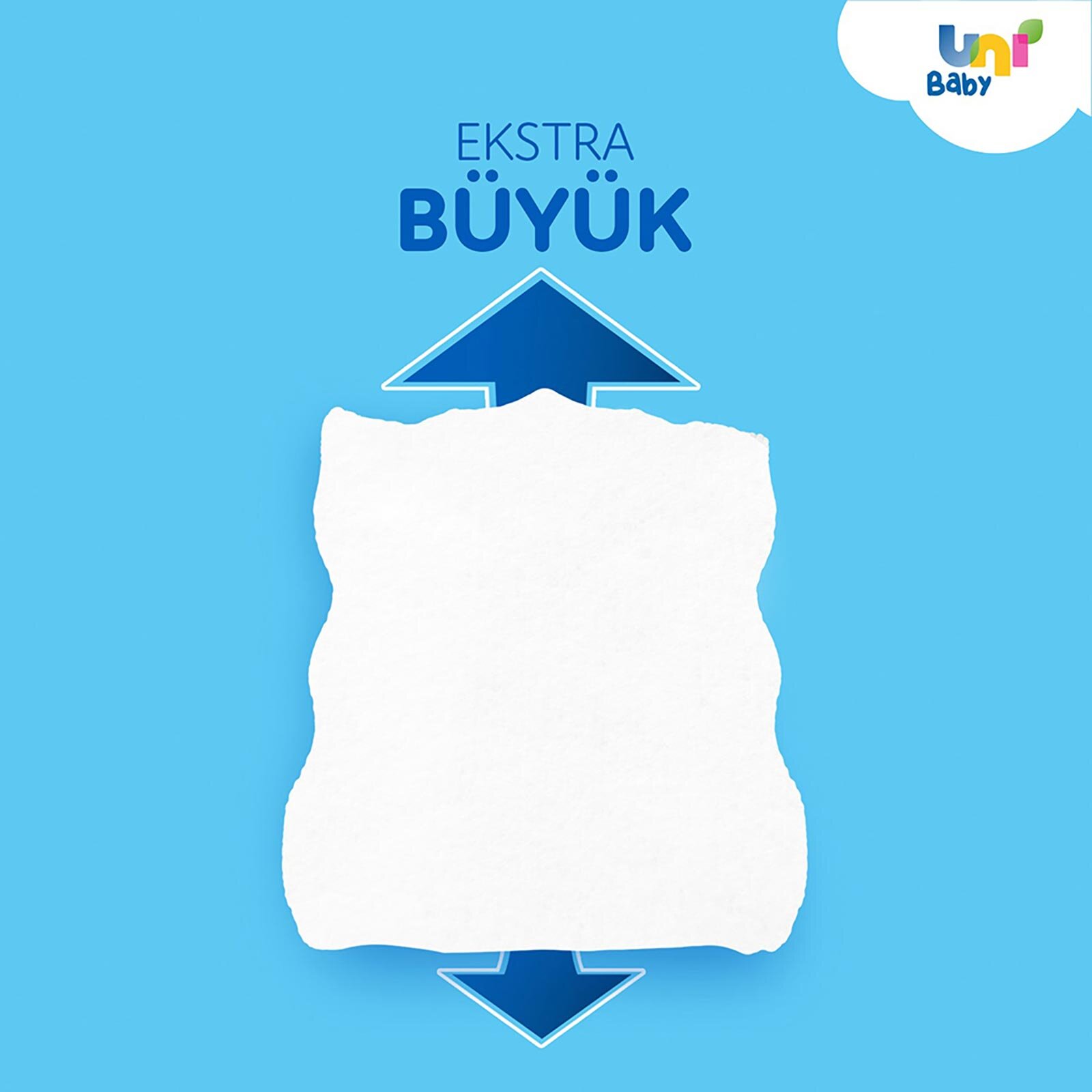 Vücut Temizleme Mendili 50 Yaprak XXL