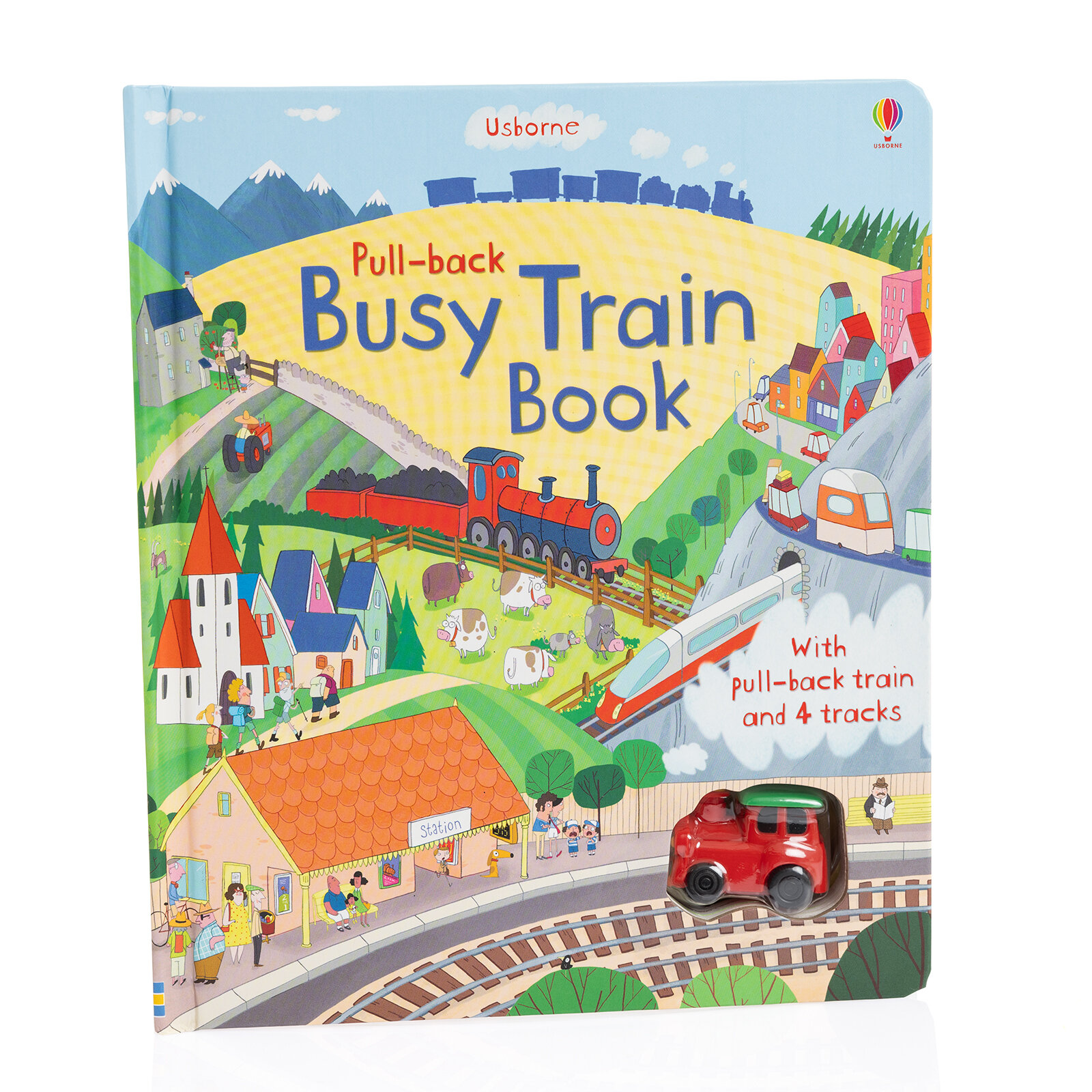 Mega Kids Lab Wind Up Pullback Busy Train Book ebebek