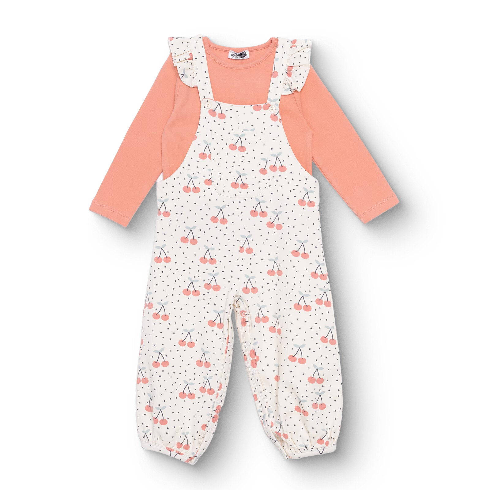 Winter Cherry Salopet-Tshirt