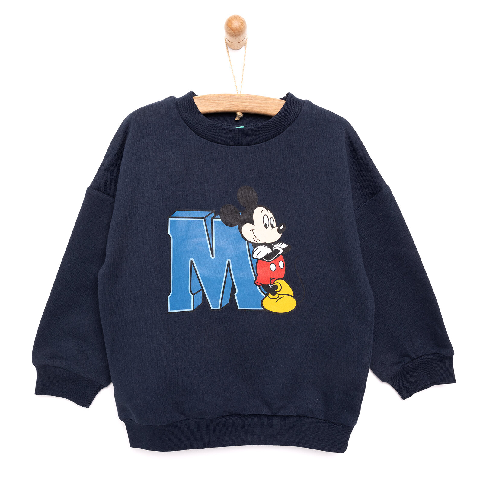 Lisans Disney Mickey Mouse Sweatshirt Erkek Bebek