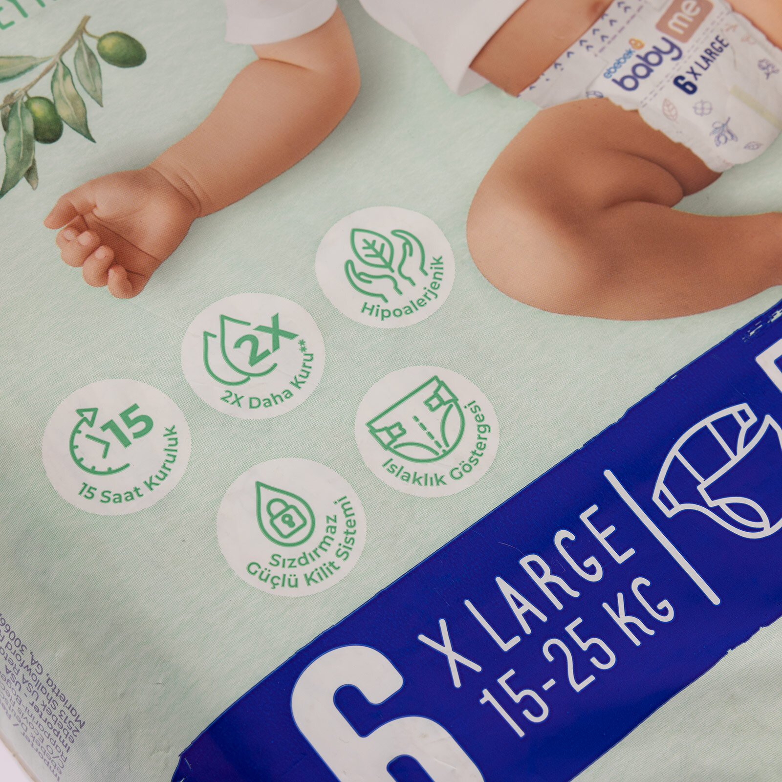 XL 6 Numara Bebek Bezi 15-25 kg 50 Adet XL 6 Numara Bebek Bezi 15-25 kg 50 Adet