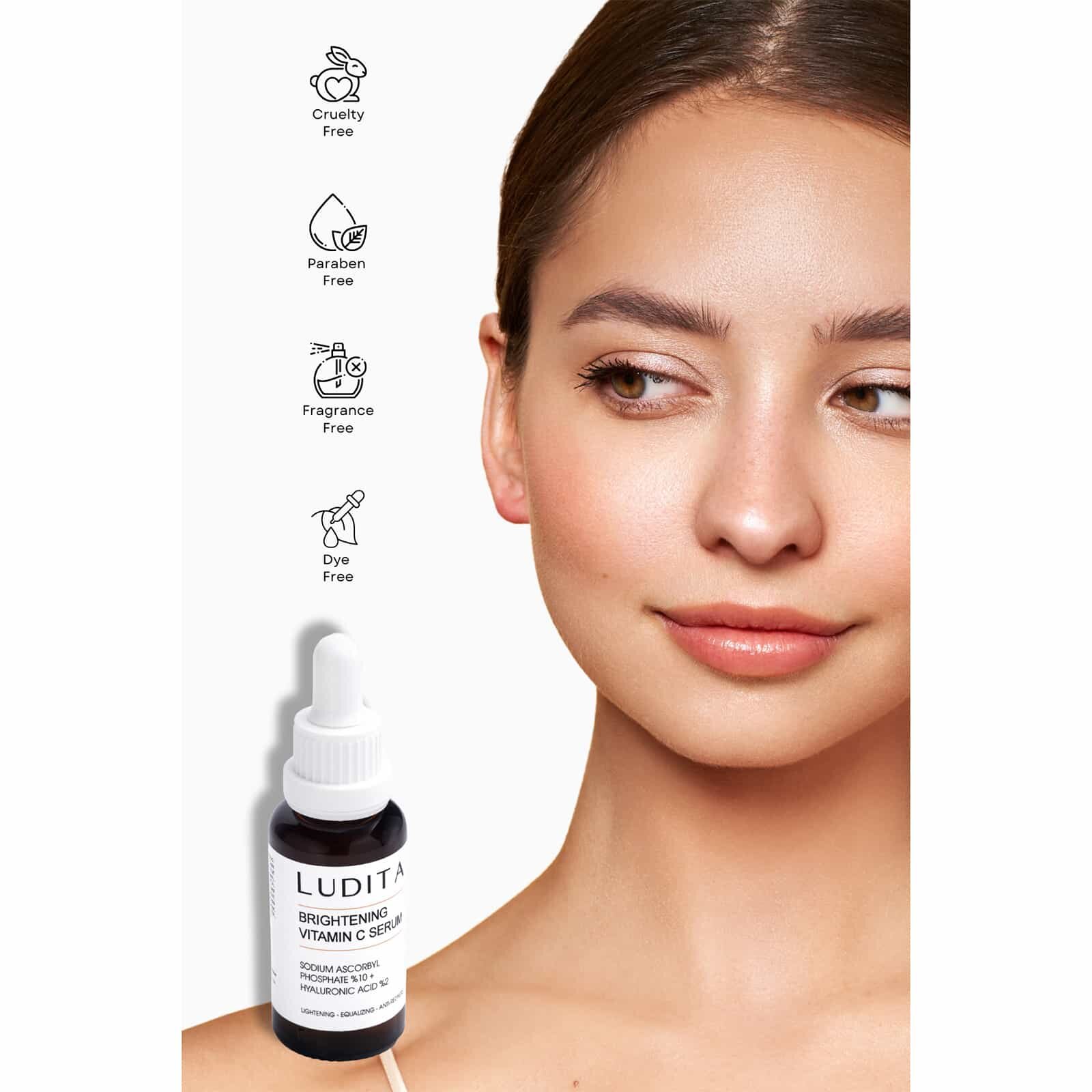 Aydınlatıcı, Renk Tonu Eşitleyici C Vitamini Serumu (Vitamin C 10% + Hyaluronic Acid Aydınlatıcı, Renk Tonu Eşitleyici C Vitamini Serumu (Vitamin C 10% + Hyaluronic Acid