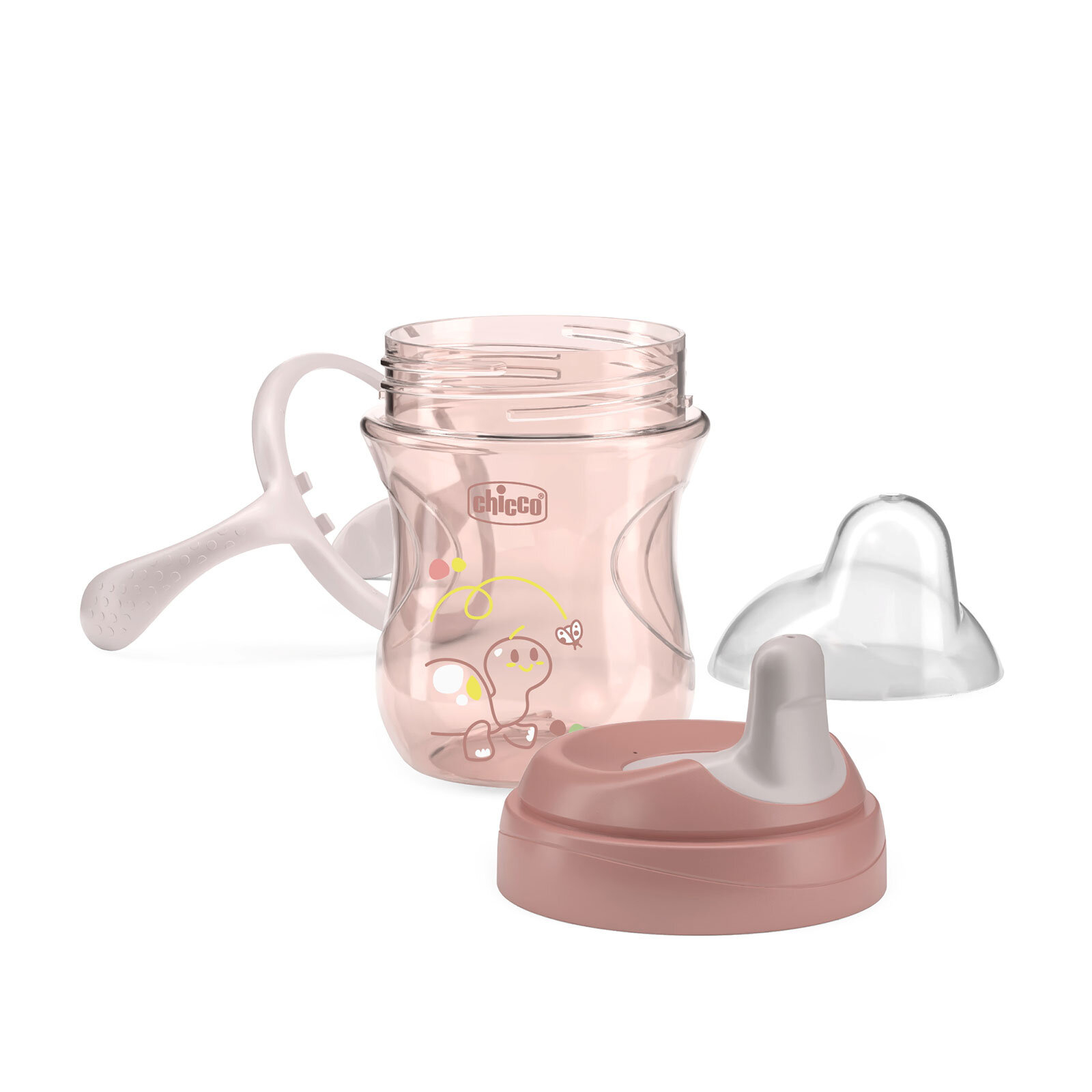 Yarı Yumuşak Uçlu Alıştırma Bardağı 6+ Ay 200 ml Kız Yarı Yumuşak Uçlu Alıştırma Bardağı 6+ Ay 200 ml Kız