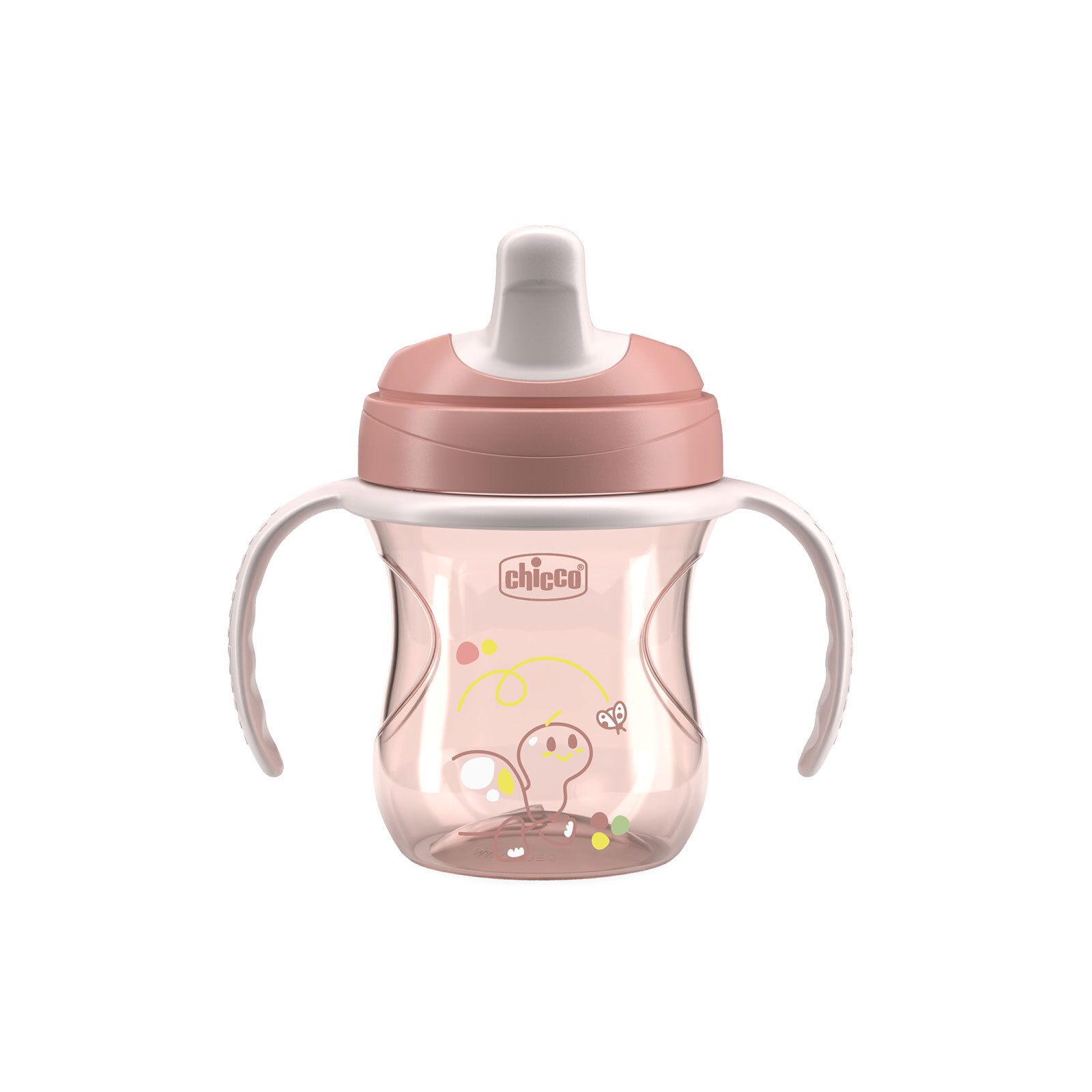 Yarı Yumuşak Uçlu Alıştırma Bardağı 6+ Ay 200 ml Kız Yarı Yumuşak Uçlu Alıştırma Bardağı 6+ Ay 200 ml Kız