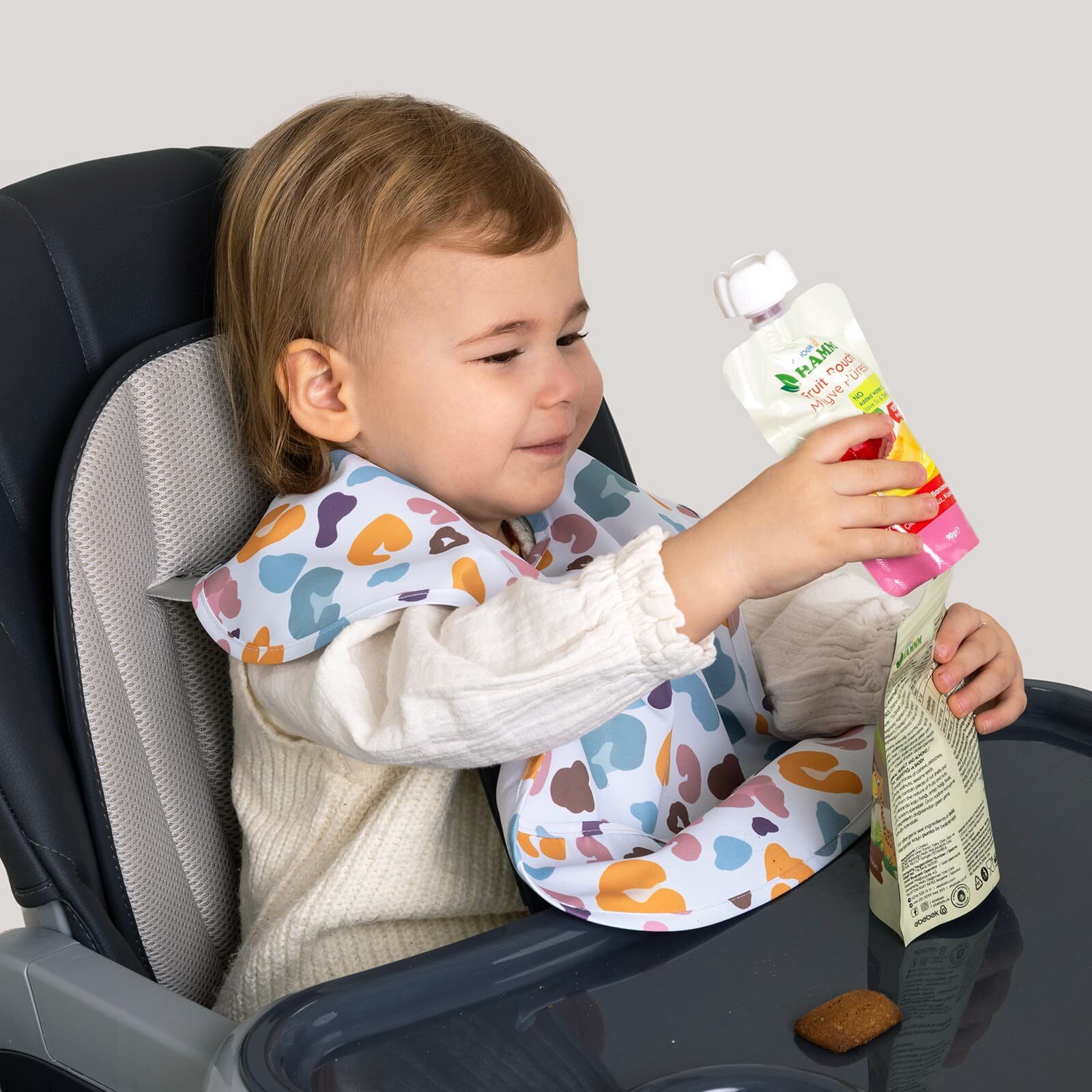 Yarım Kolllu Mama Önlük - Leopar