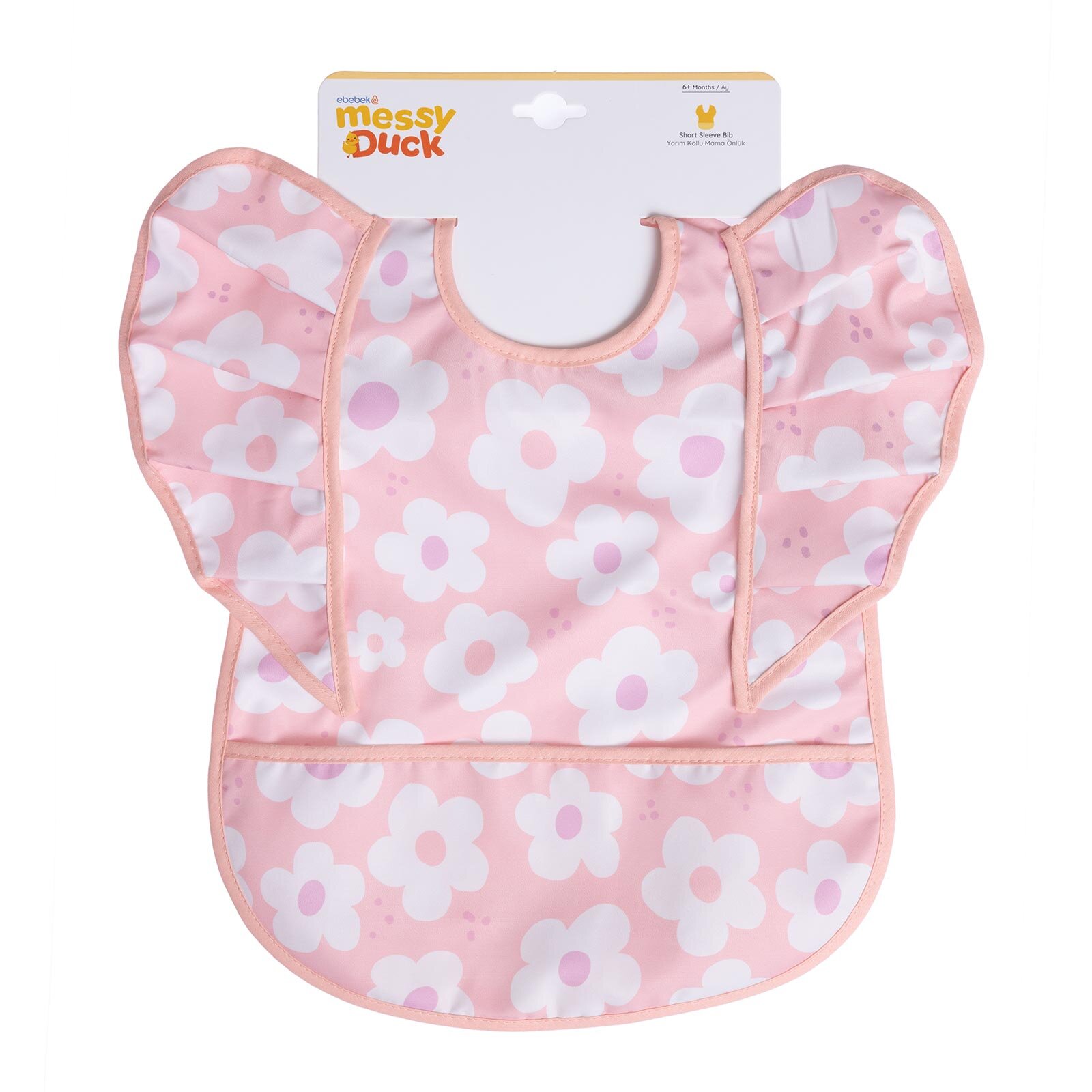 Yarım Kollu Fırfırlı Mama Önlük