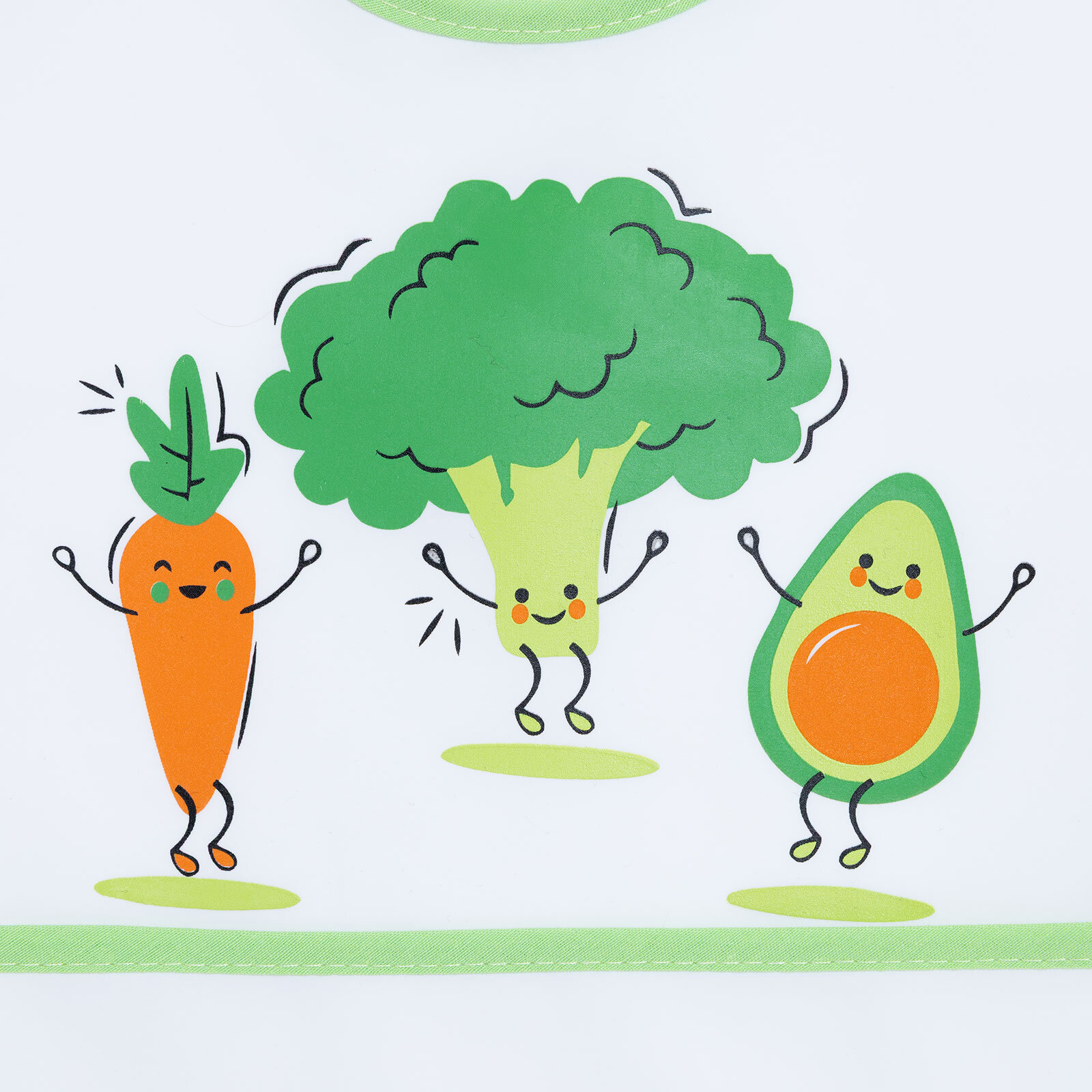 Yarım Kollu Poli Mama Önlük - Sebzeler