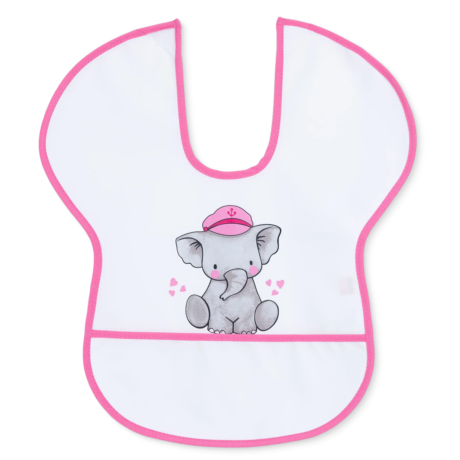 Yarım  Kollu Poli Mama Önlük Sevimli Fil