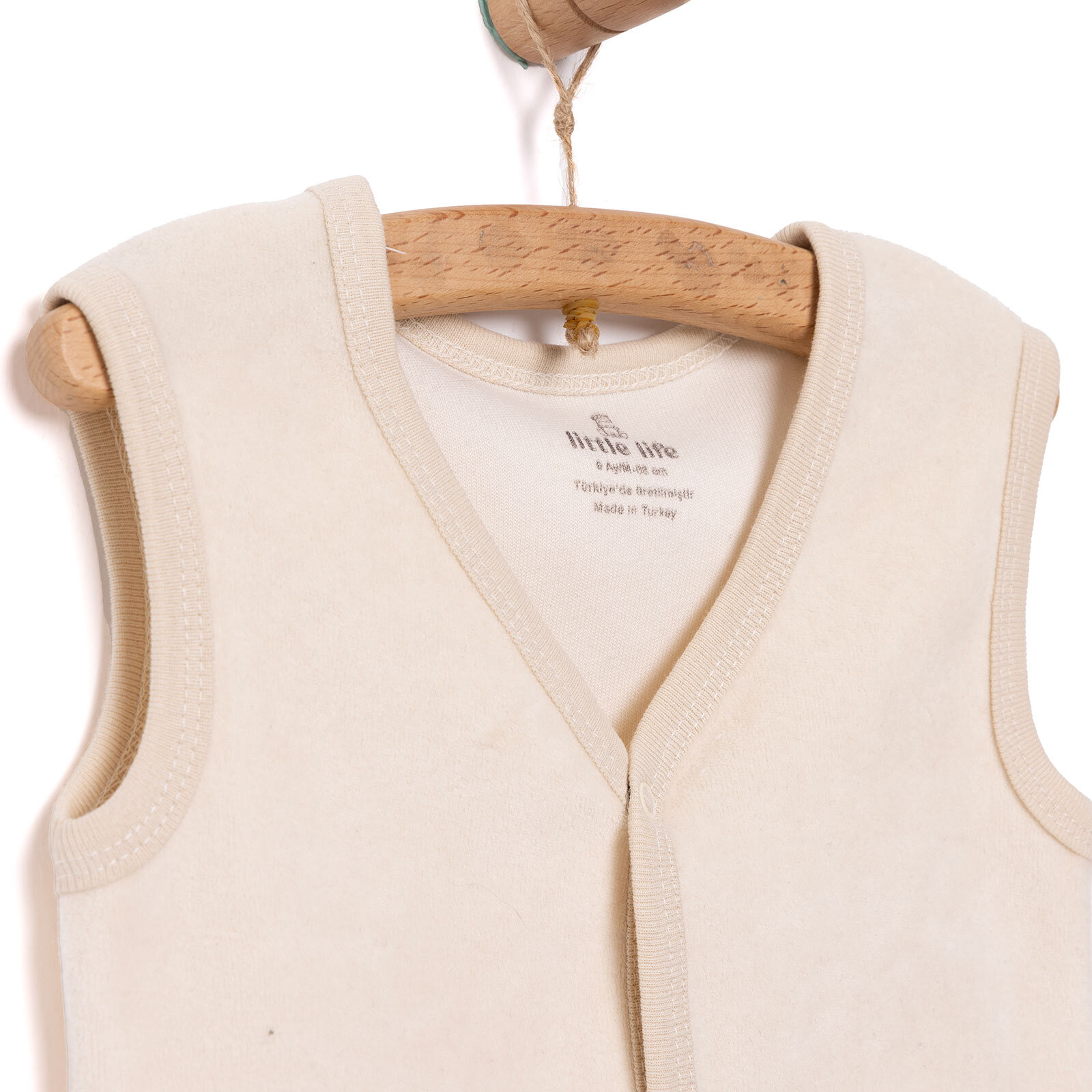 Yendioğan Kız Kadife Yelek Kız Bebek