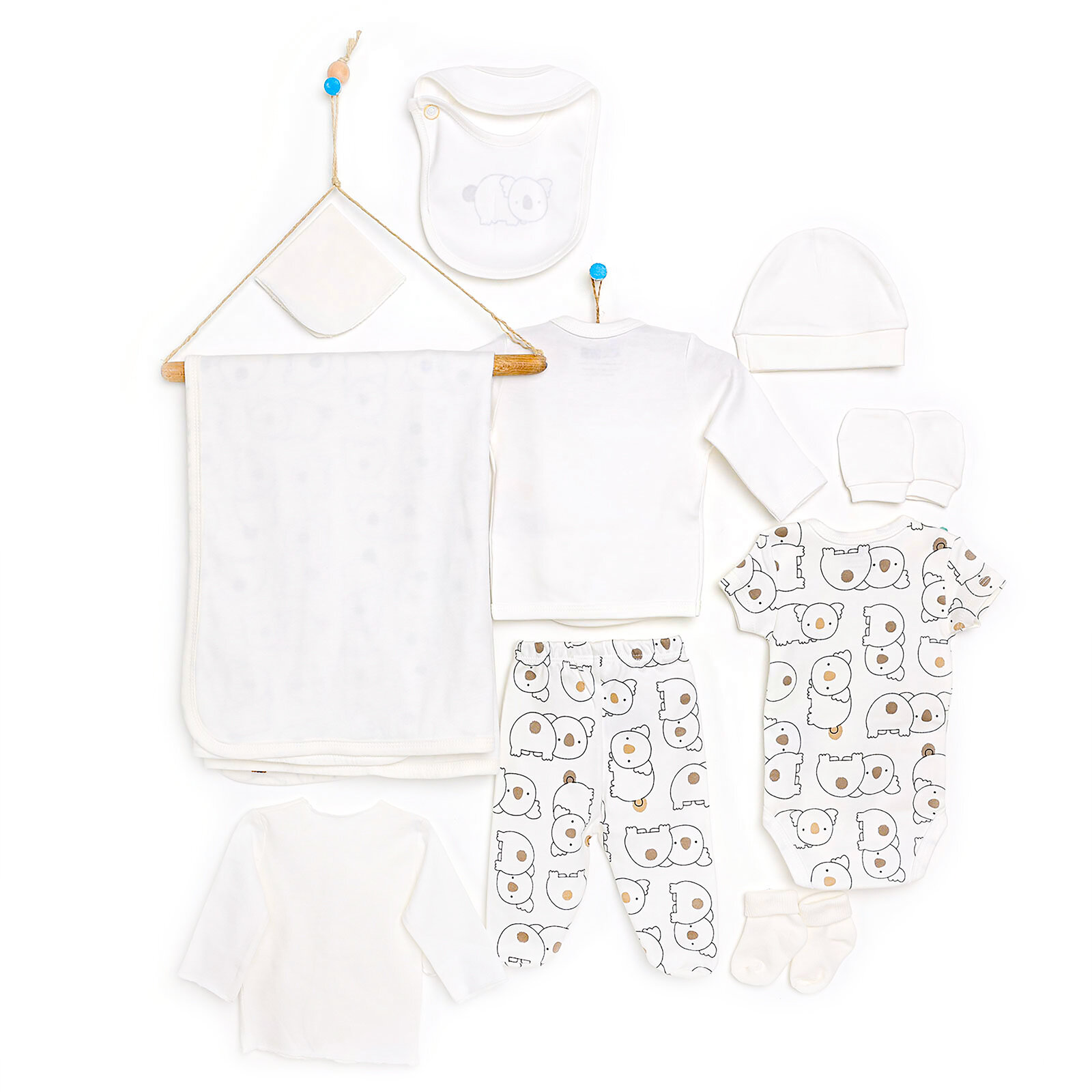 Yenidoğan 10 Parça Set Hastane Çıkışı Unisex (10lu) Yenidoğan 10 Parça Set Hastane Çıkışı Unisex (10lu)