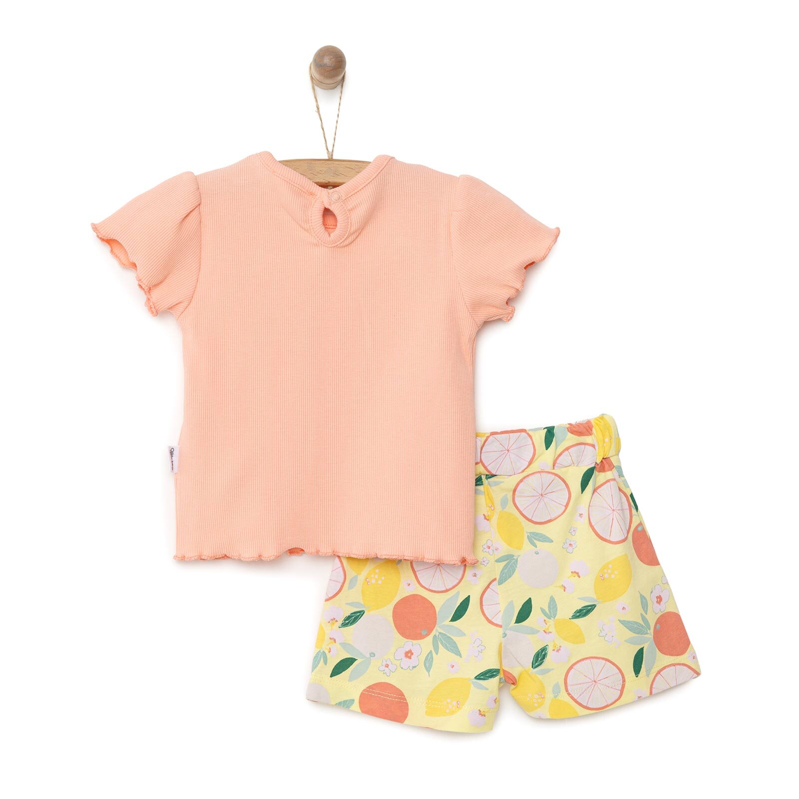 Yenidoğan Aloha Tshirt-Şort 2li Takım Kız Bebek