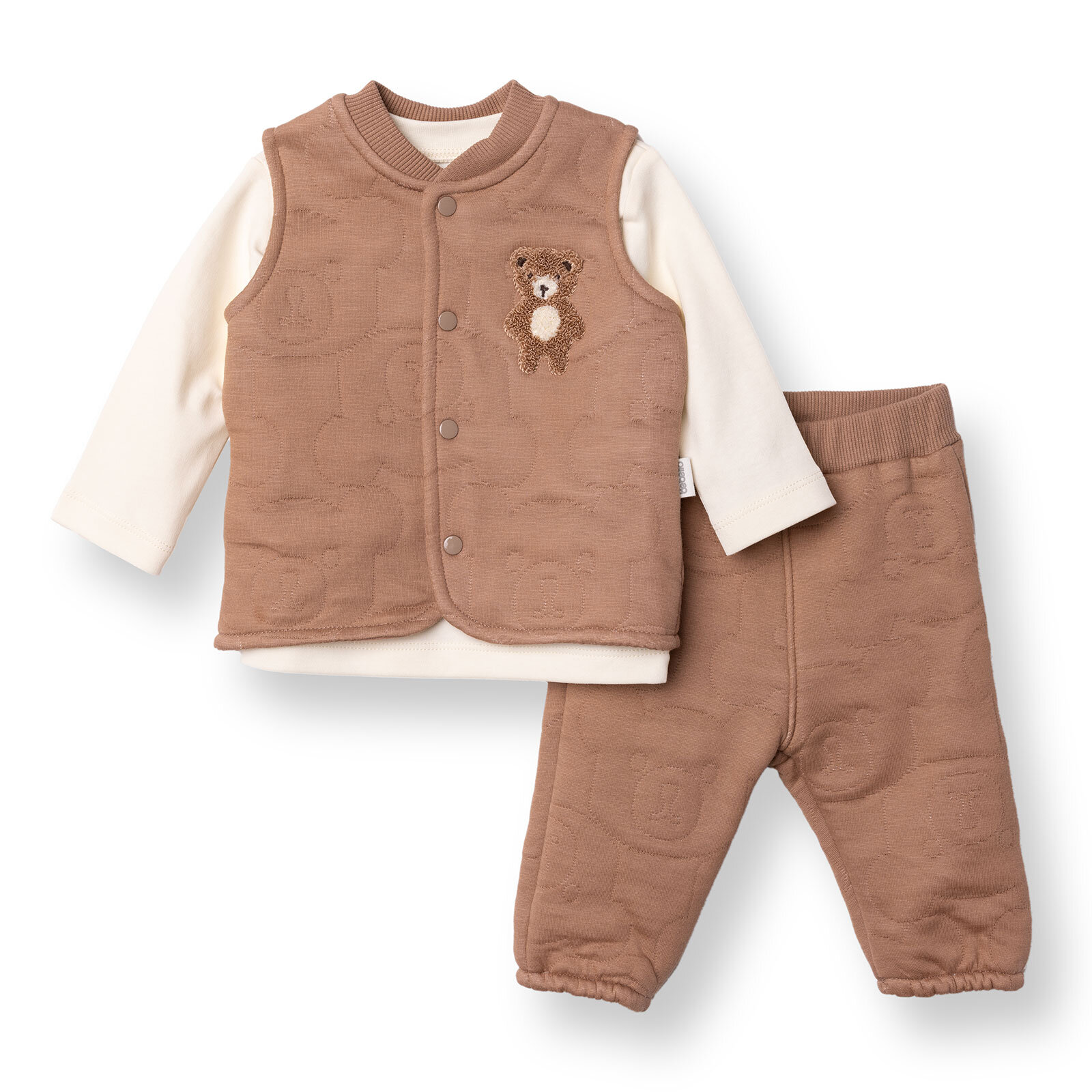 Erkek Bebek Yenidoğan Bearish Sweatshirt-Yelek-Alt Kapitone Örme Bebe Yaka Uzun Kol Patiksiz Paça Erkek Bebek Yenidoğan Bearish Sweatshirt-Yelek-Alt Kapitone Örme Bebe Yaka Uzun Kol Patiksiz Paça