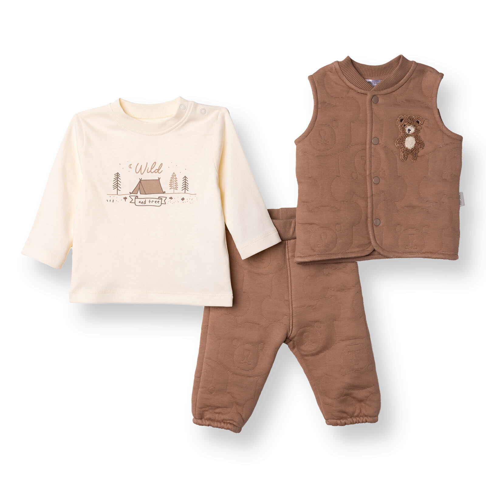 Erkek Bebek Yenidoğan Bearish Sweatshirt-Yelek-Alt Kapitone Örme Bebe Yaka Uzun Kol Patiksiz Paça Erkek Bebek Yenidoğan Bearish Sweatshirt-Yelek-Alt Kapitone Örme Bebe Yaka Uzun Kol Patiksiz Paça