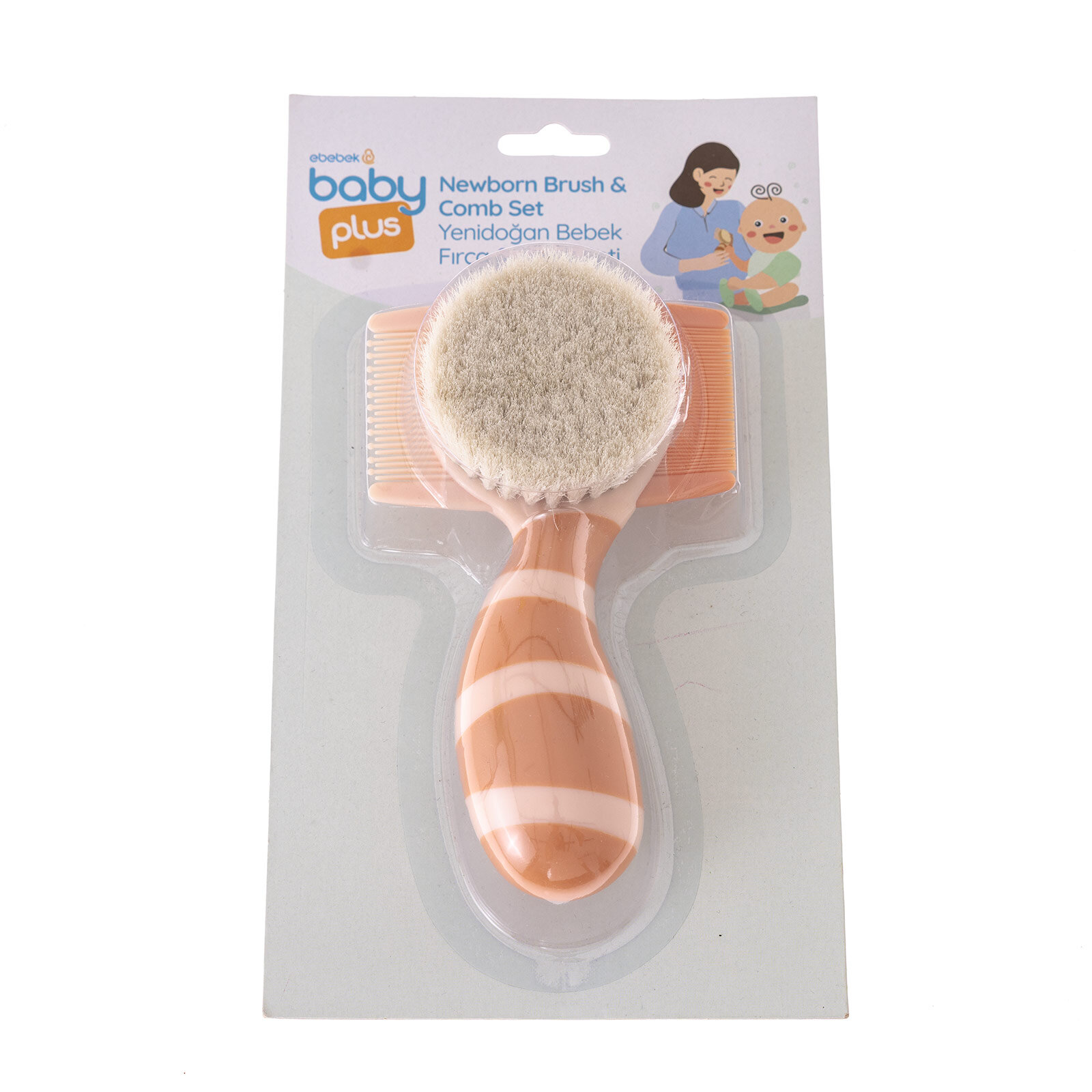Yenidoğan Bebek Saç Fırça ve Tarak Seti