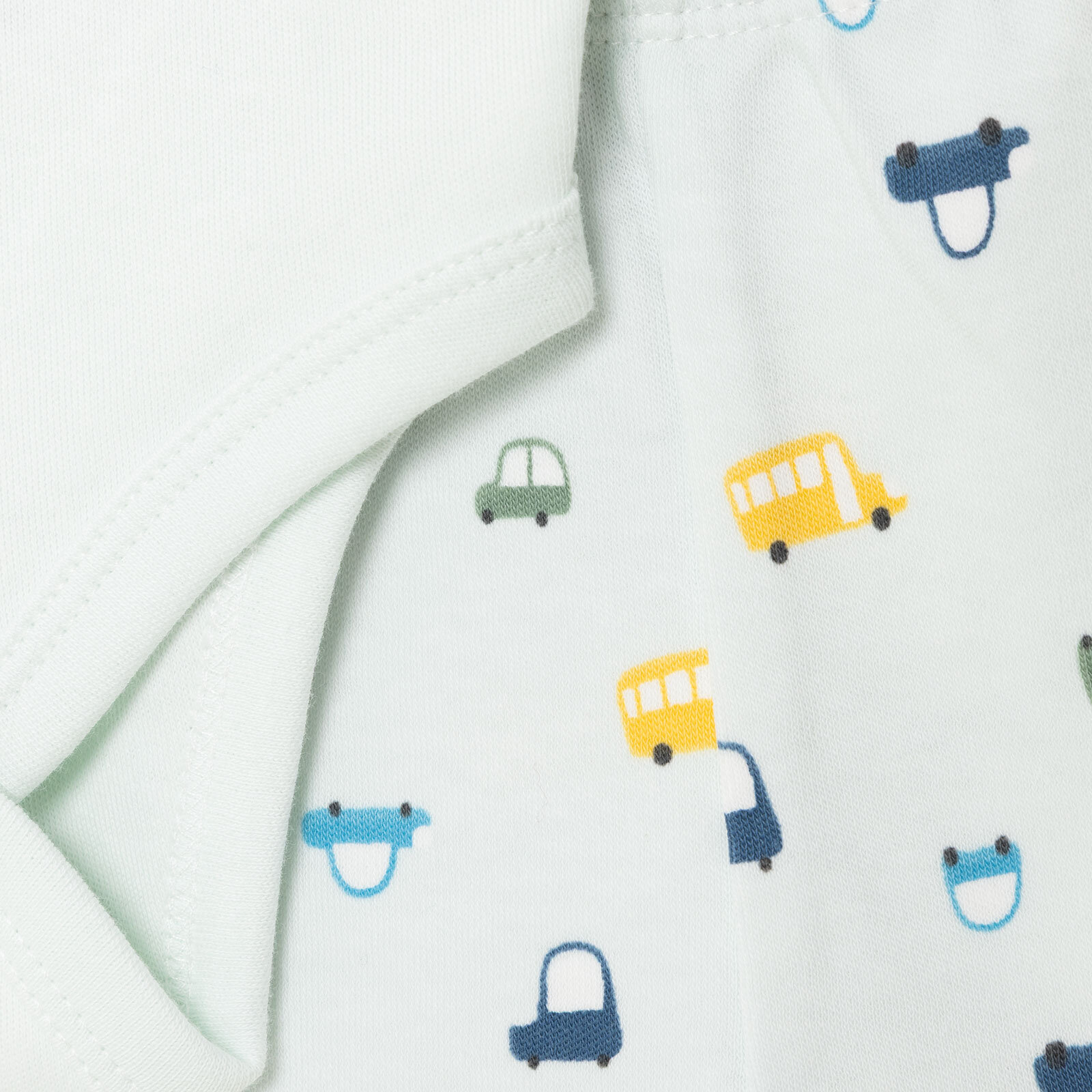 Yenidoğan Body-Patikli Alt-Şapka İnterlok Bisiklet Yaka Uzun Kol Patikli Paça