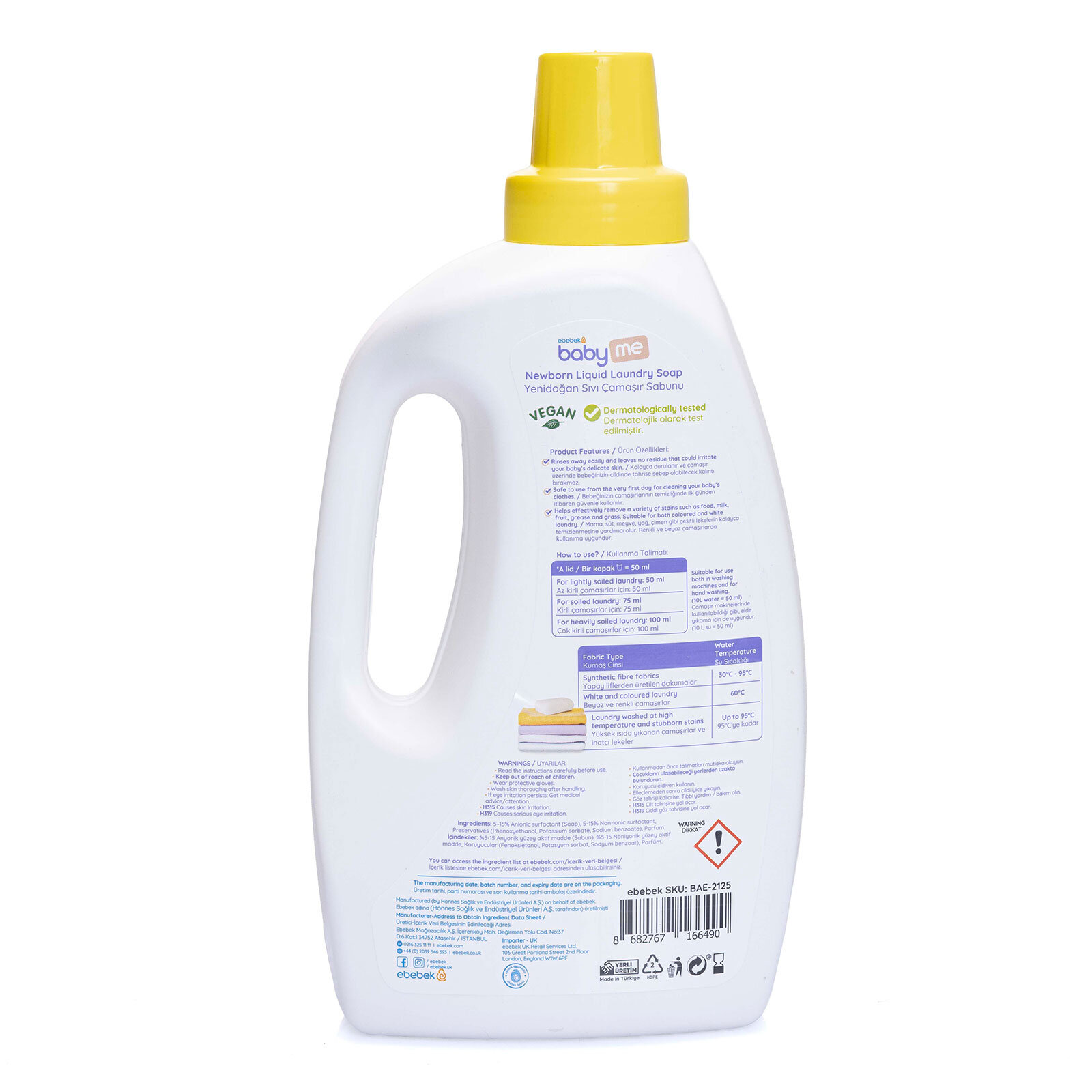 Yenidoğan Çamaşır Sabunu 1500 ml Yenidoğan Çamaşır Sabunu 1500 ml