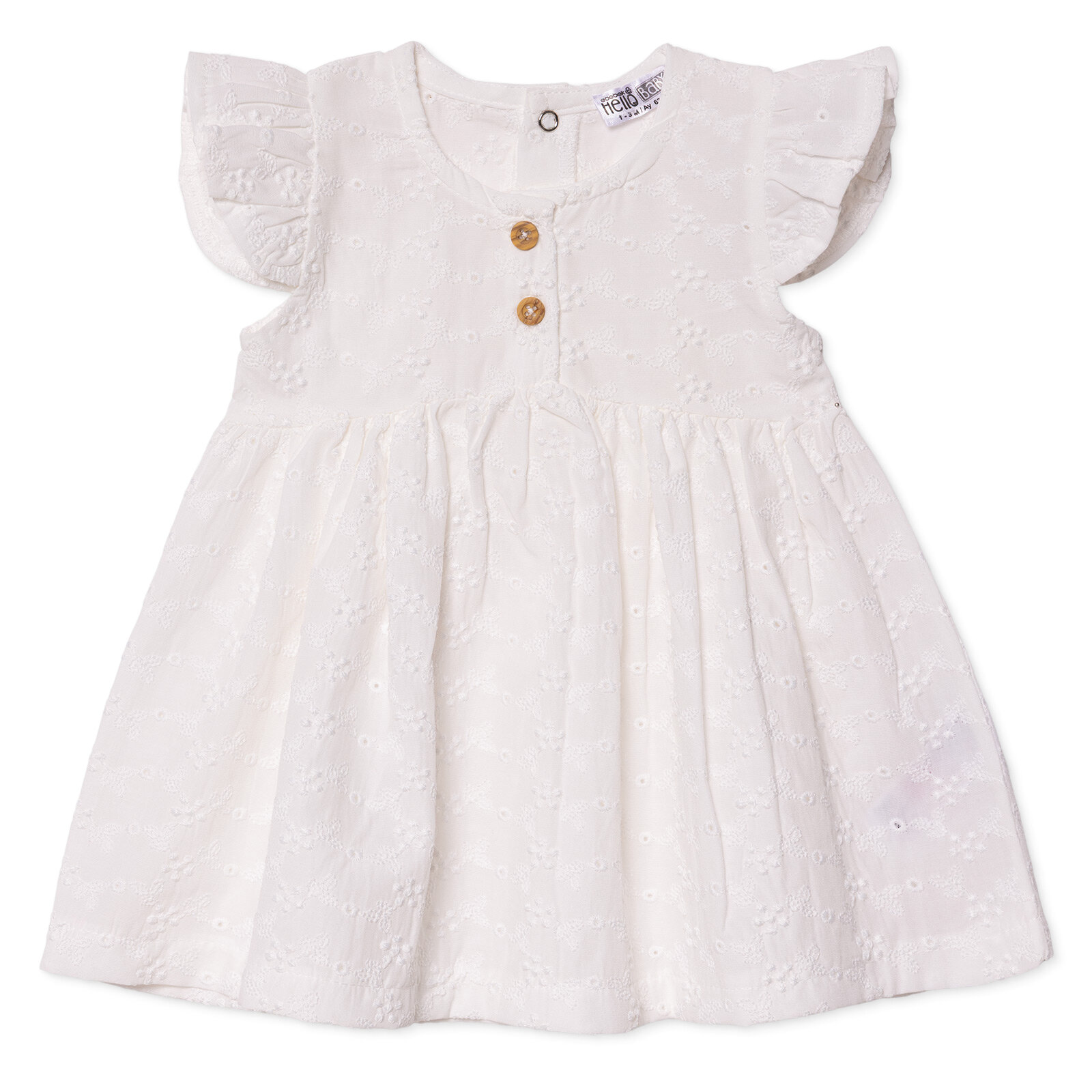 Yenidoğan Cherry Stripe Elbise