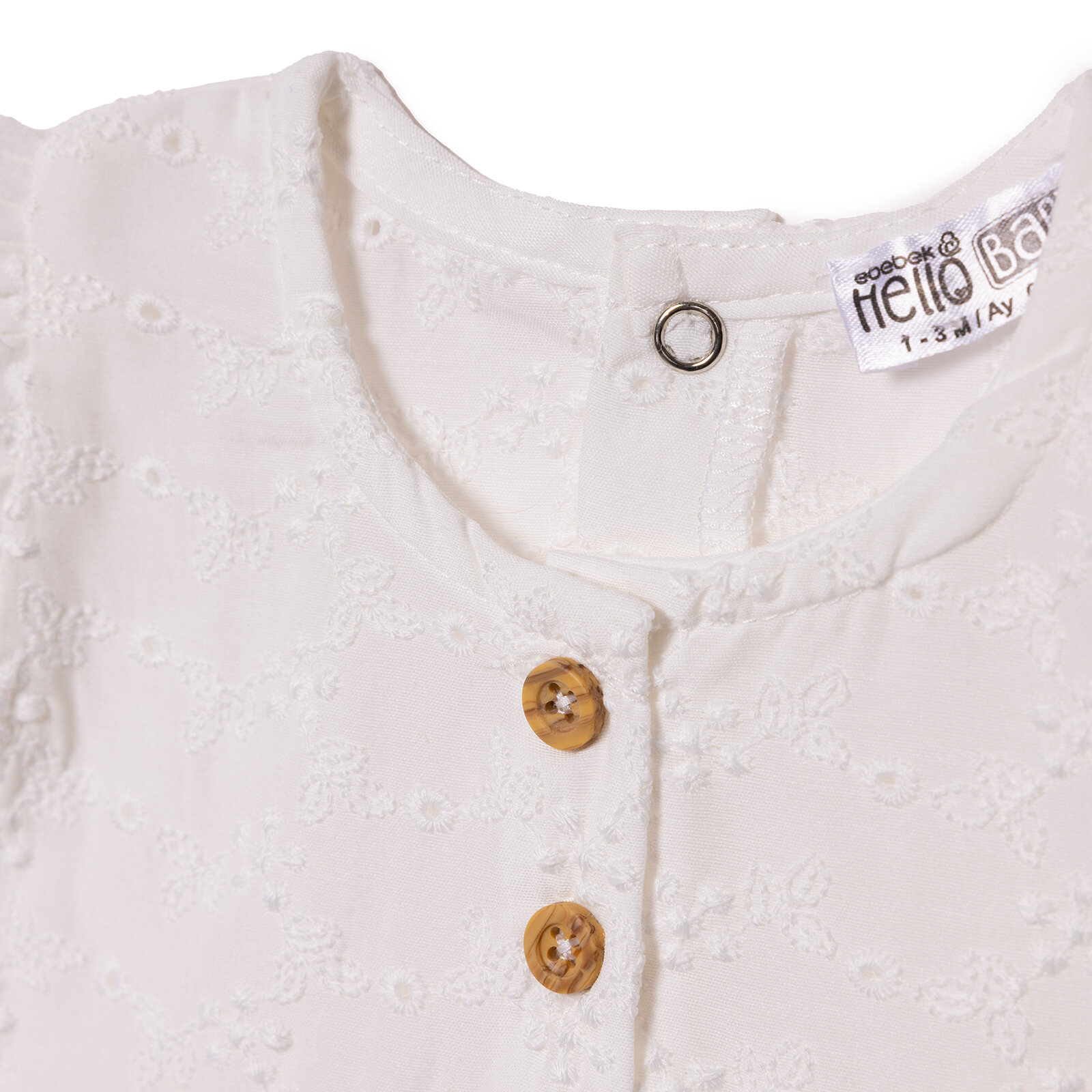 Yenidoğan Cherry Stripe Elbise