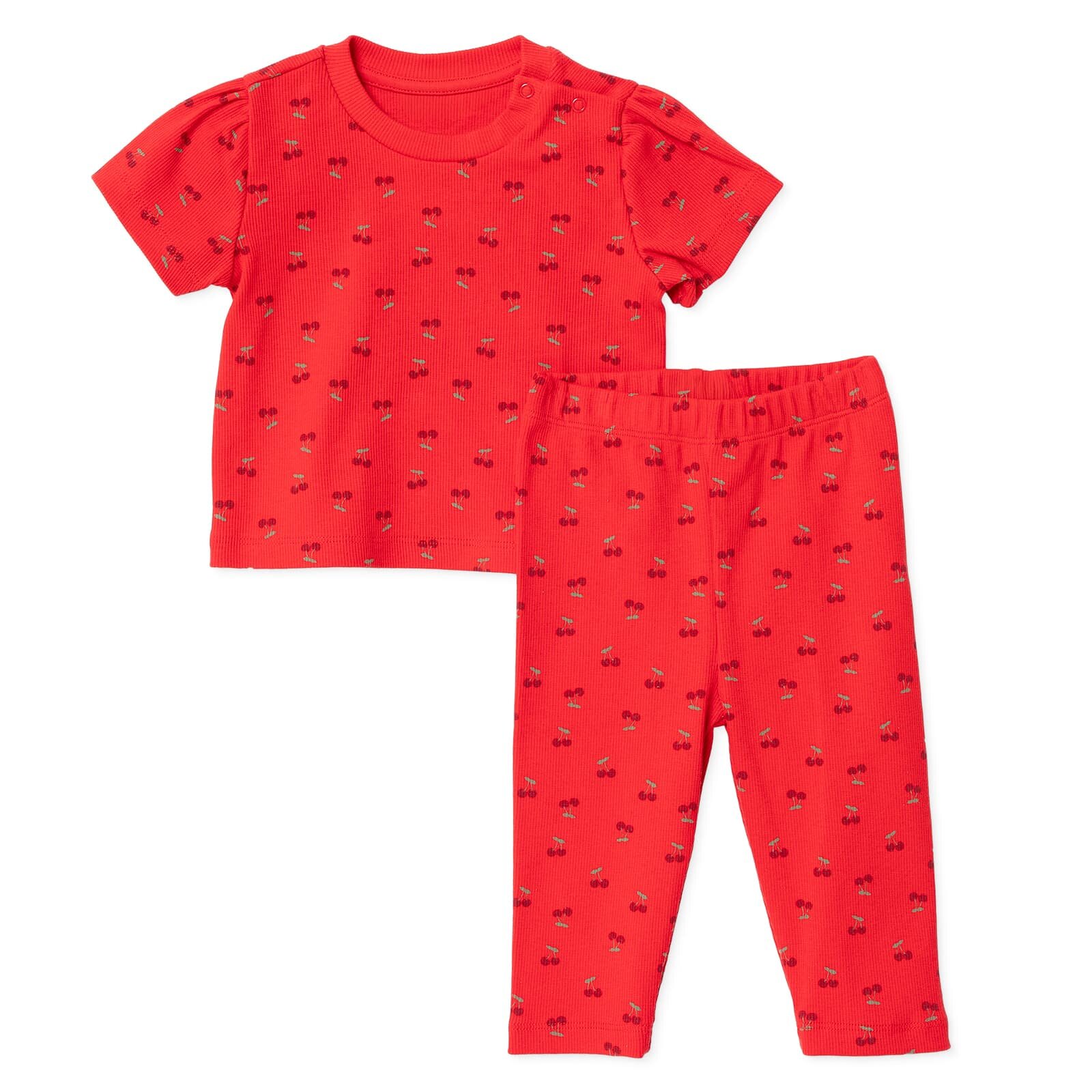 Yenidoğan Cherry Stripe Tshirt