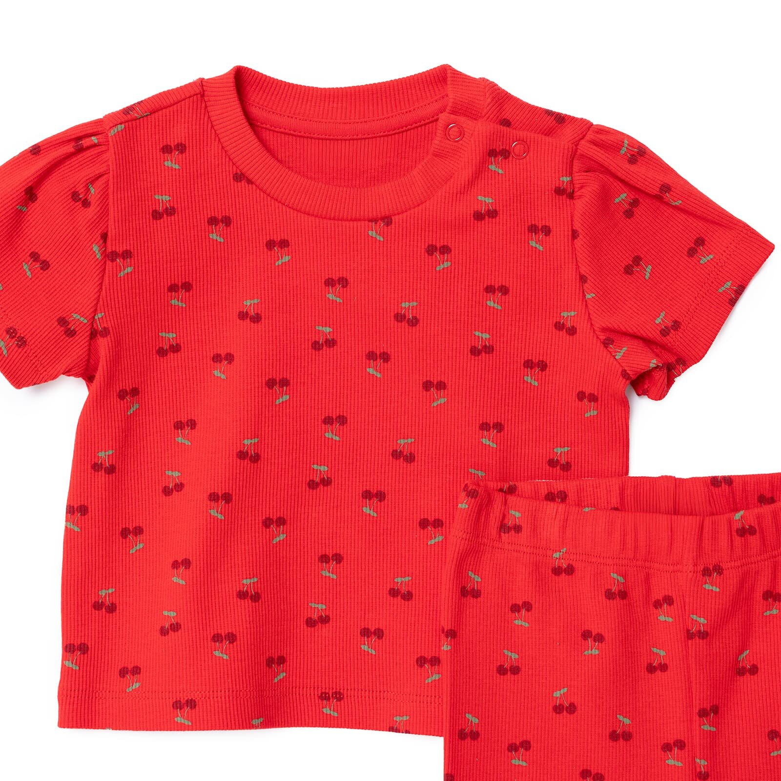 Yenidoğan Cherry Stripe Tshirt