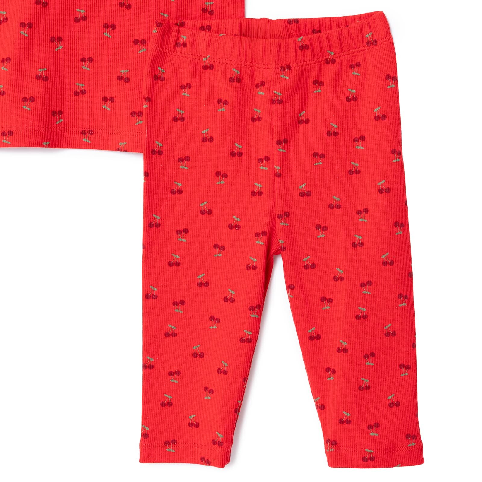 Yenidoğan Cherry Stripe Tshirt