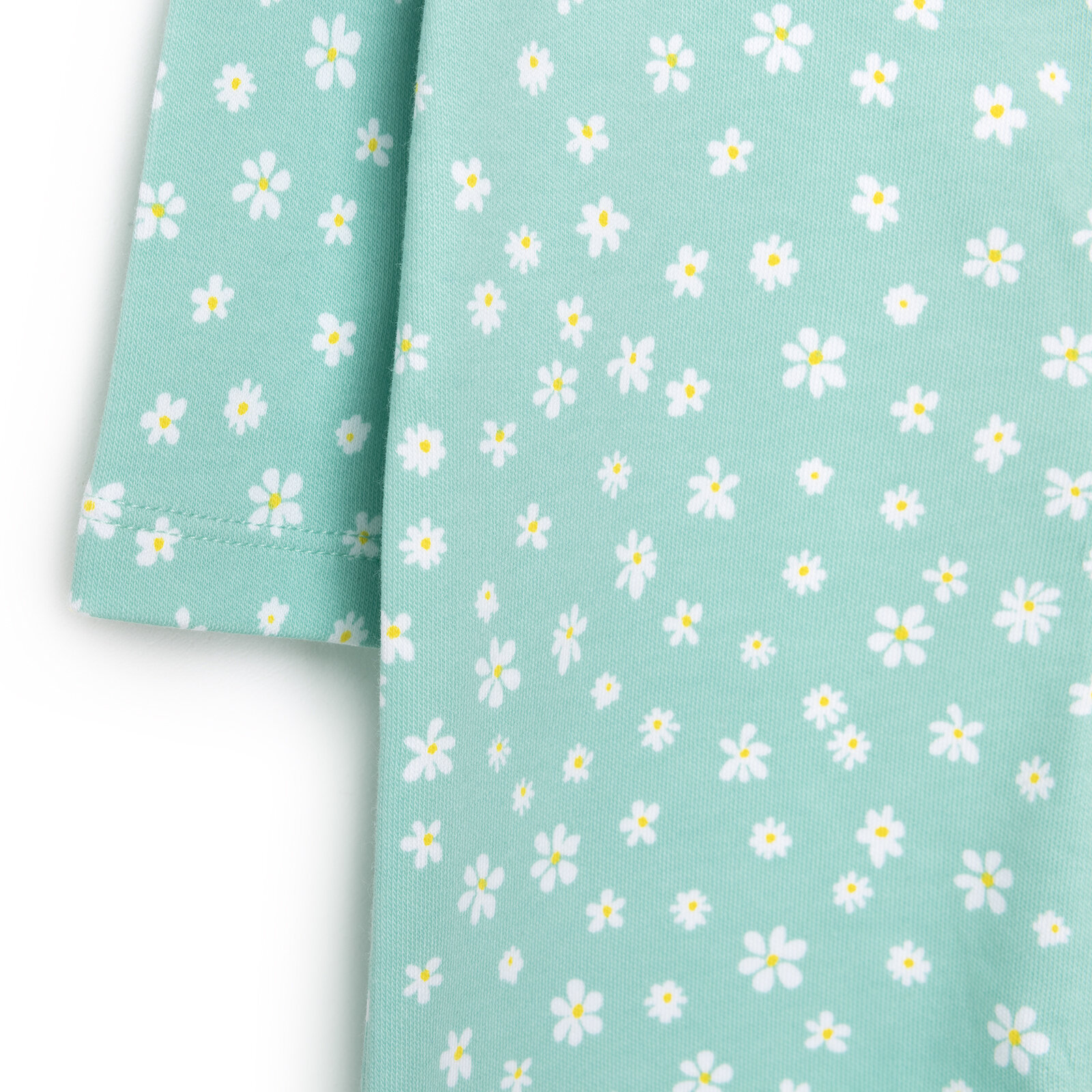 Yenidoğan Çiçekli Uzun Kollu Fermuarlı Patikli Tulum Kız Bebek