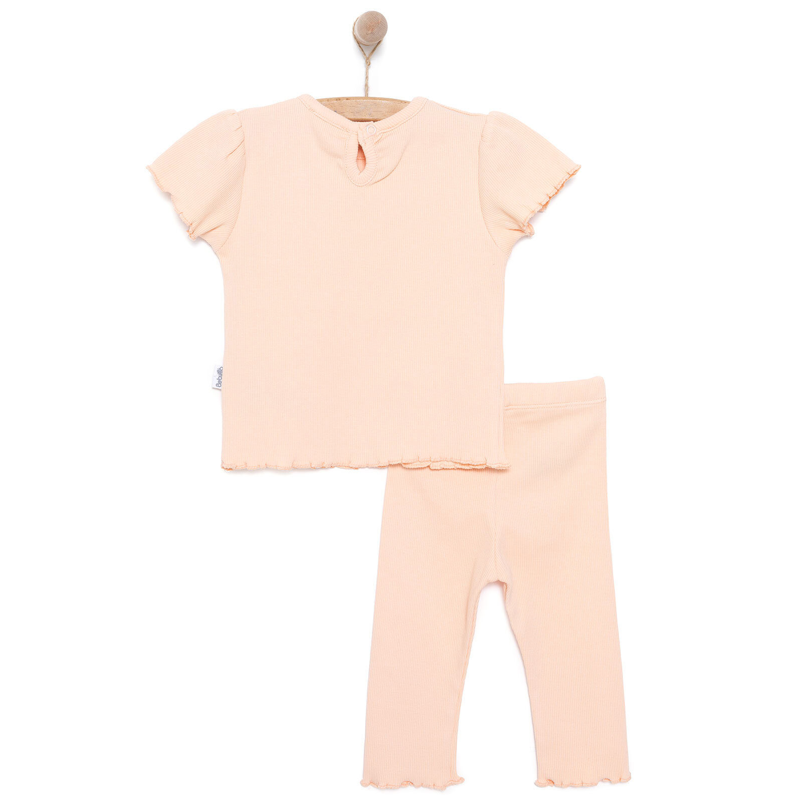 Yenidoğan Cute Duck Tshirt-Patiksiz Alt Kız Bebek Yenidoğan Cute Duck Tshirt-Patiksiz Alt Kız Bebek