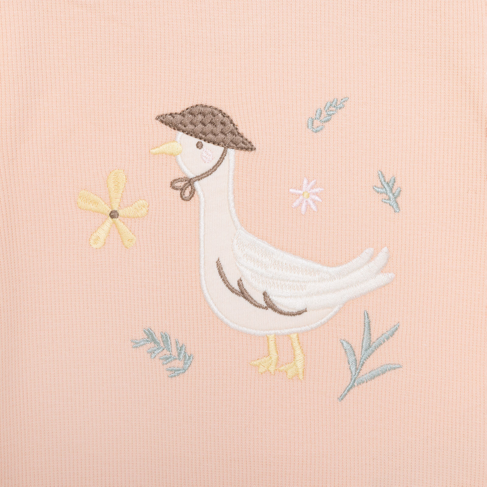 Yenidoğan Cute Duck Tshirt-Patiksiz Alt Kız Bebek Yenidoğan Cute Duck Tshirt-Patiksiz Alt Kız Bebek