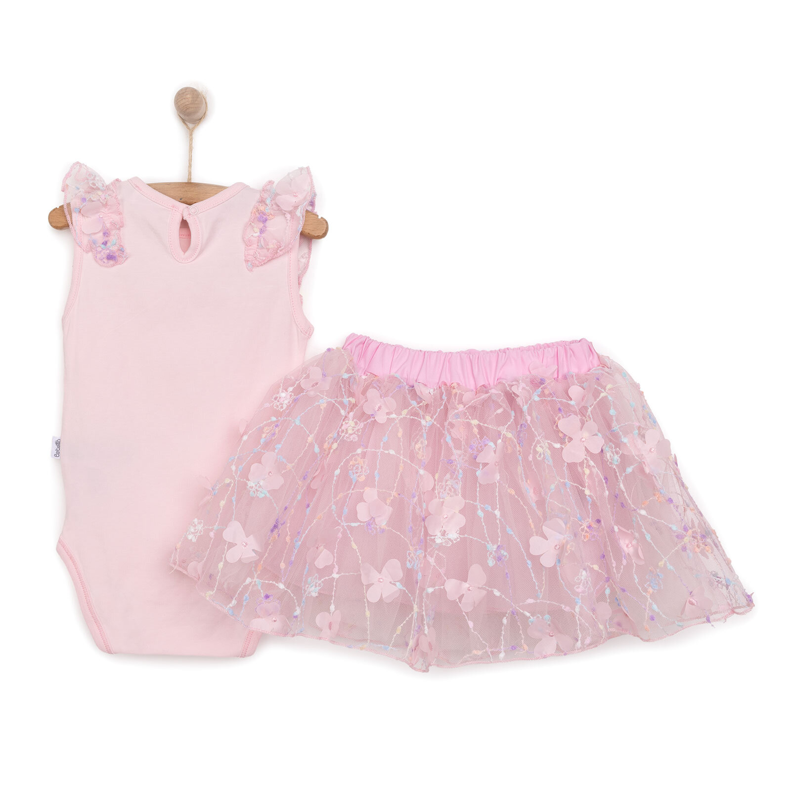 Yenidoğan Cute Fairy Bluz-Etek Kız Kız Bebek