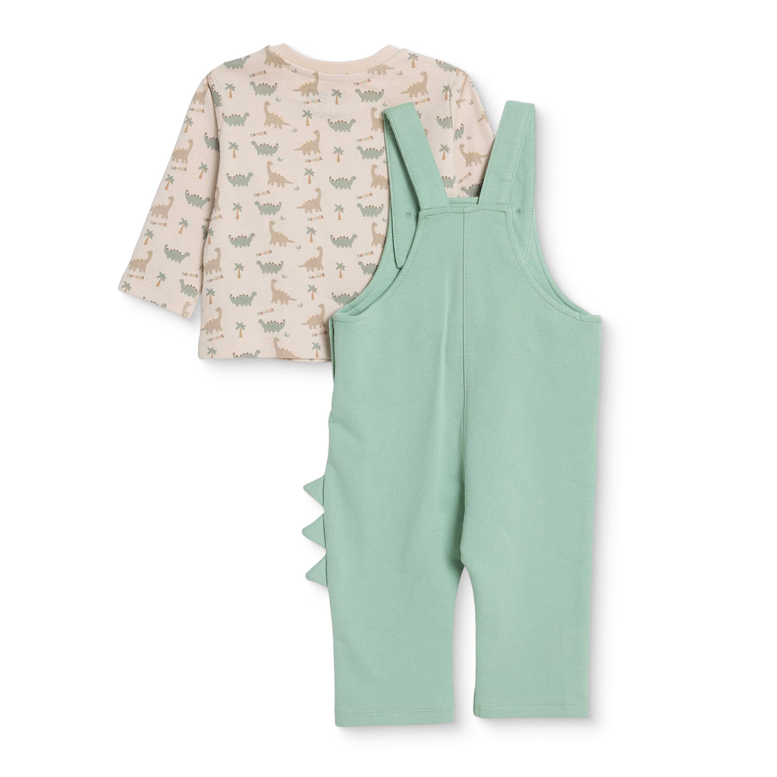 Yenidoğan Dino Salopet-Tshirt