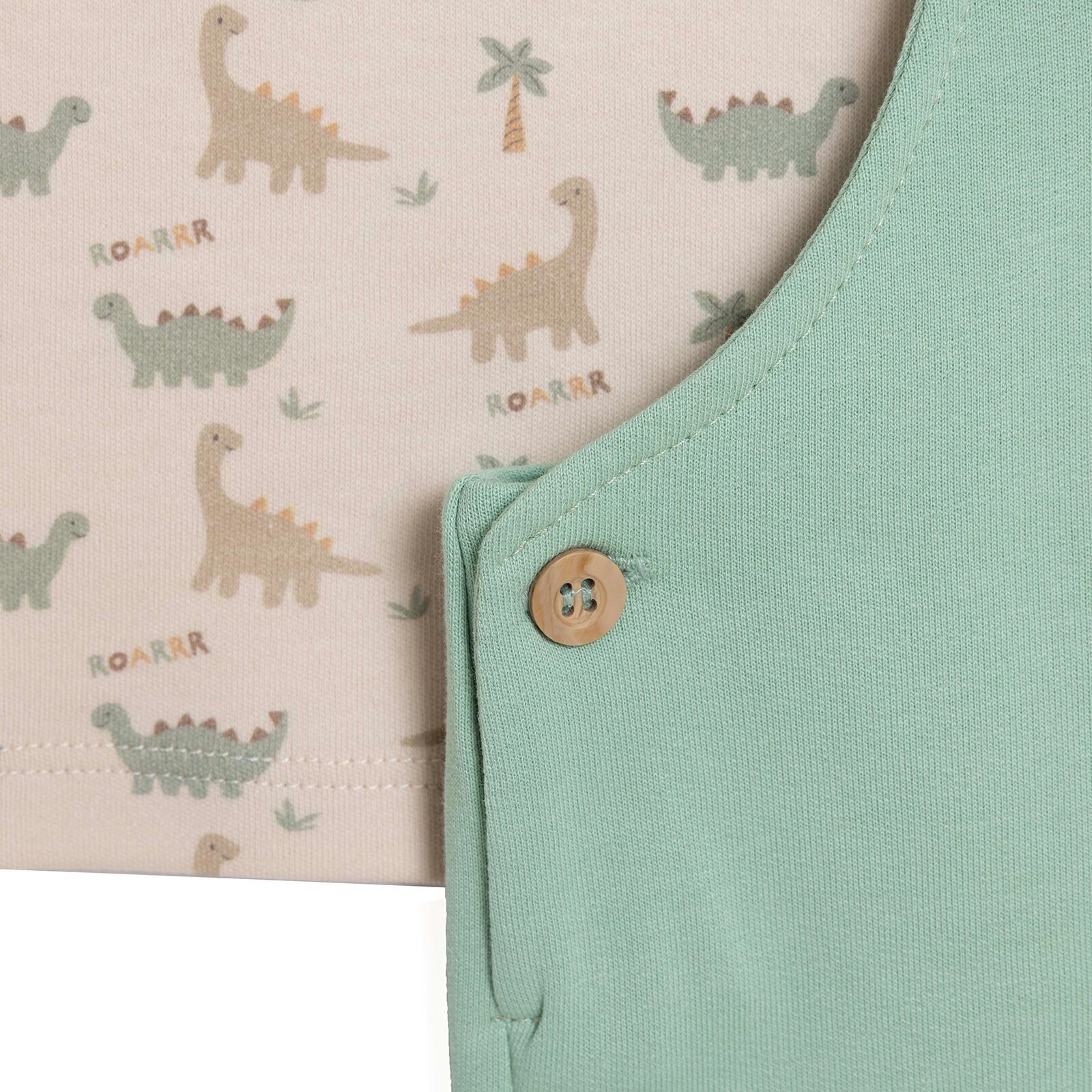 Yenidoğan Dino Salopet-Tshirt