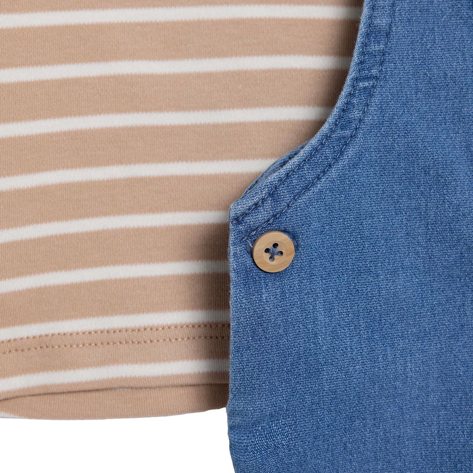 Yenidoğan Dino Salopet-Tshirt