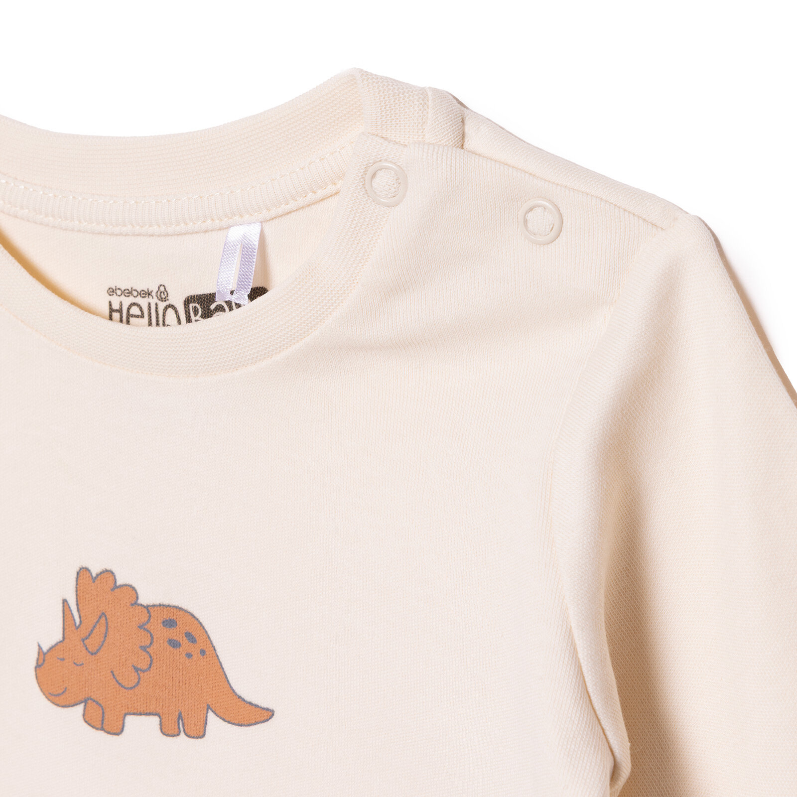 Yenidoğan Dino Sweatshirt-Hırk Yenidoğan Dino Sweatshirt-Hırk