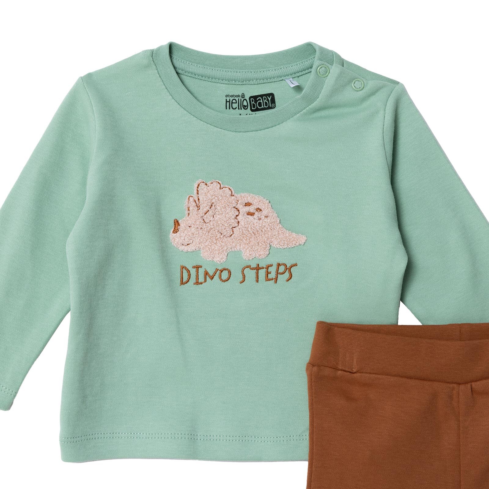 Yenidoğan Dino Sweatshirt-Pati