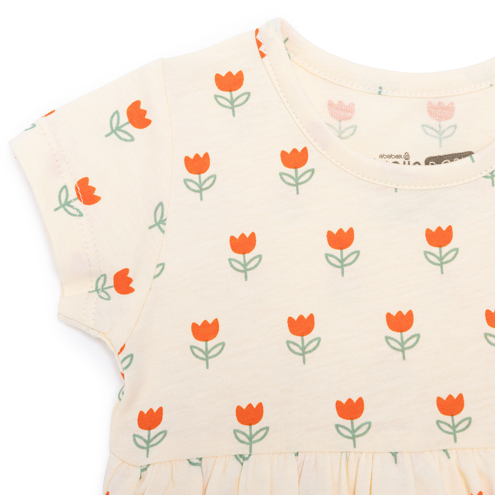 Yenidoğan Elbise Body Bisiklet Yaka Kısa Kol Yenidoğan Elbise Body Bisiklet Yaka Kısa Kol