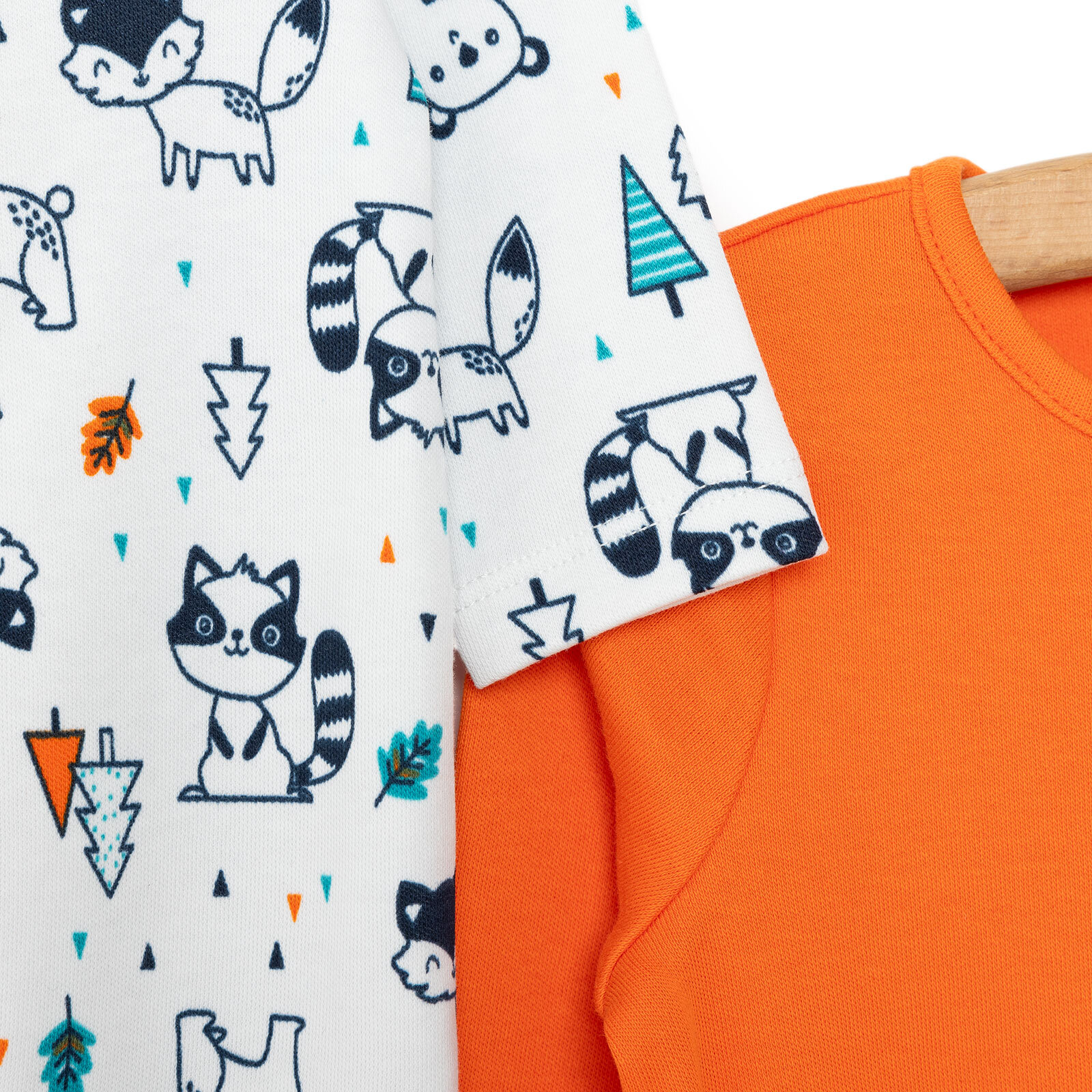 Erkek Bebek Yenidoğan 2'li Patikli Tulum %100 Pamuk Fermuarlı Bisiklet Yaka Uzun Kol Açık Gri