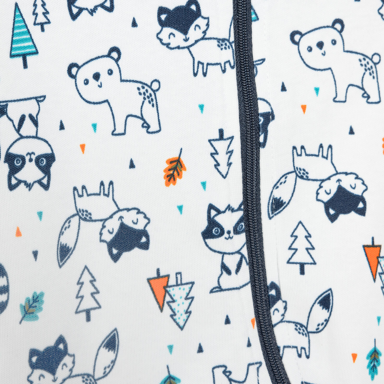 Erkek Bebek Yenidoğan 2'li Patikli Tulum %100 Pamuk Fermuarlı Bisiklet Yaka Uzun Kol Açık Gri