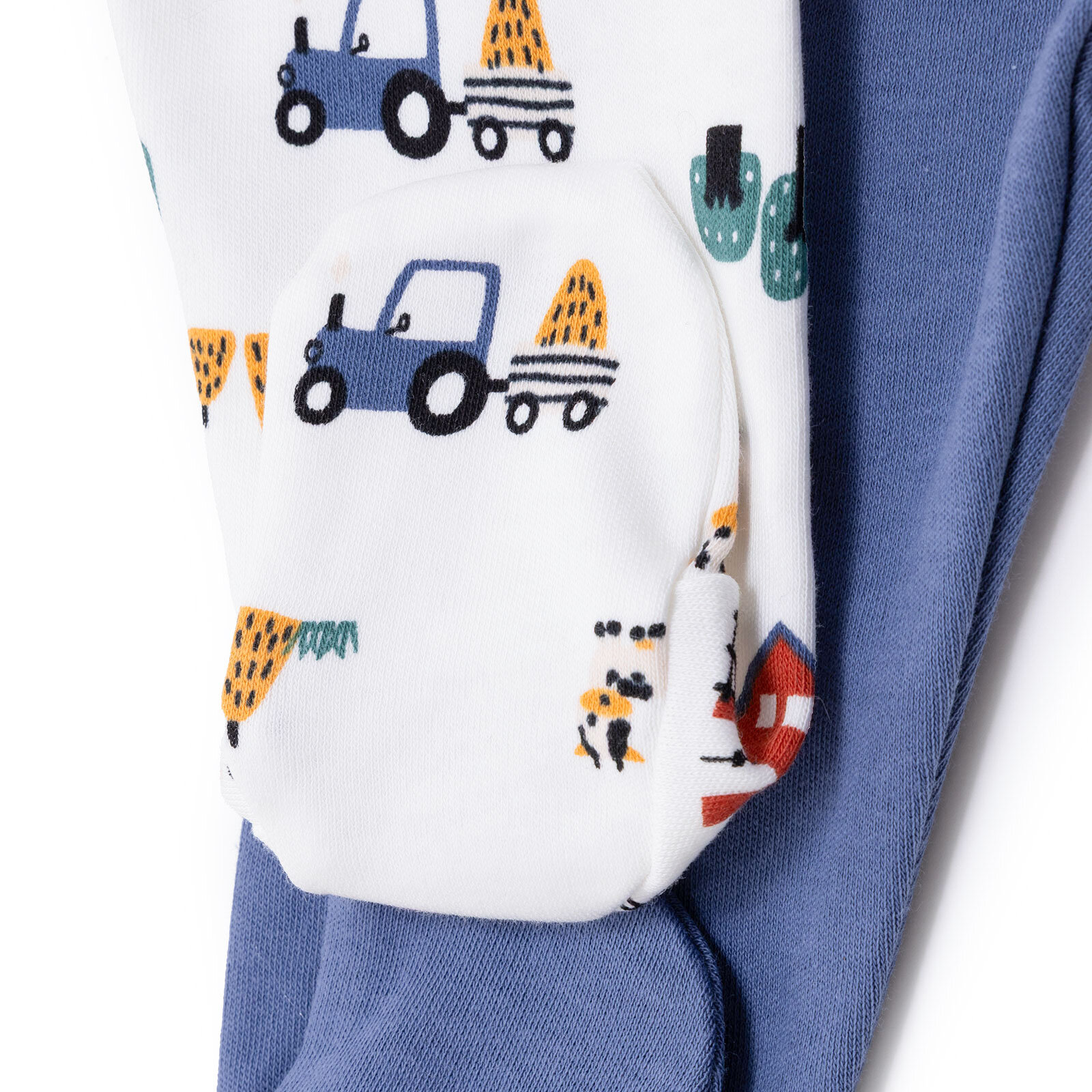 Yenidoğan Erkek Bebek 2li Patikli Alt