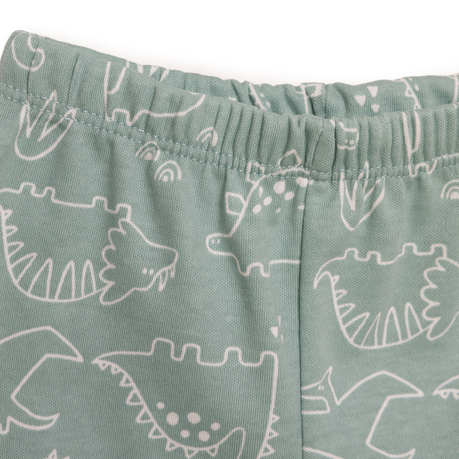 Erkek Bebek 2'li  Nakışlı Patikli Alt İnterlok Hayvan Figürlü Turuncu