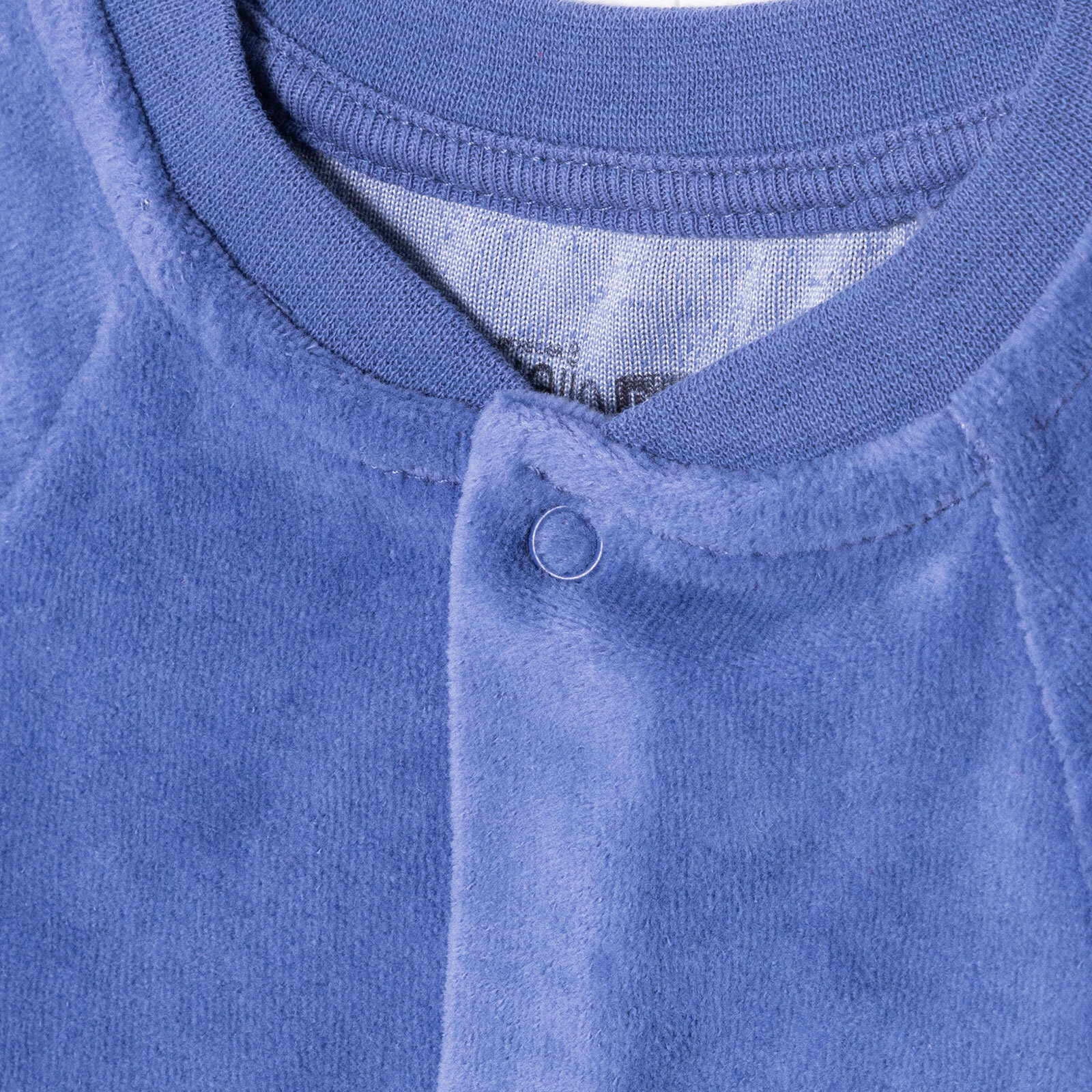 Erkek Bebek Yenidoğan Kadife Patiksiz Tulum Bisiklet Yaka Uzun Kol Patiksiz Paça