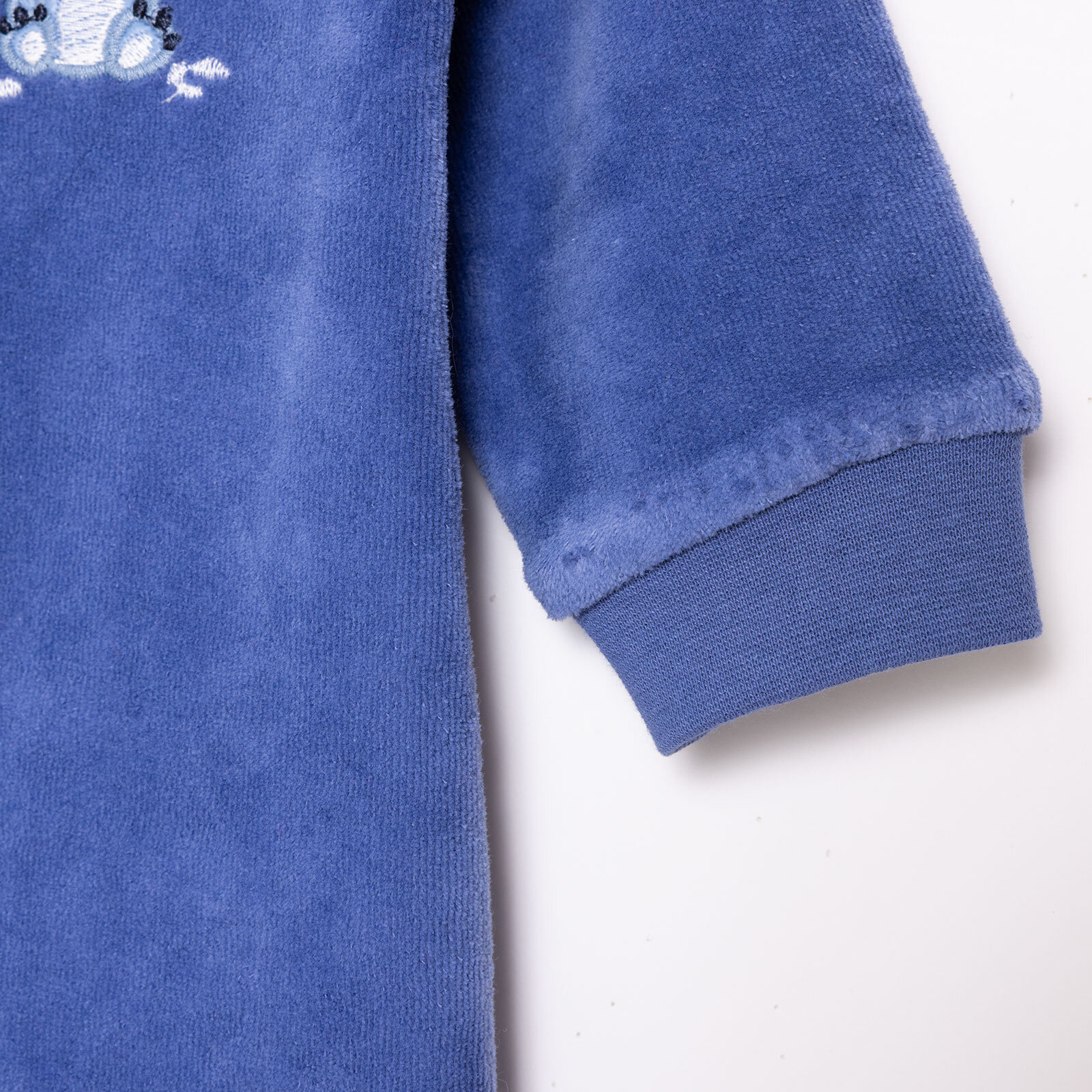 Erkek Bebek Yenidoğan Kadife Patiksiz Tulum Bisiklet Yaka Uzun Kol Patiksiz Paça