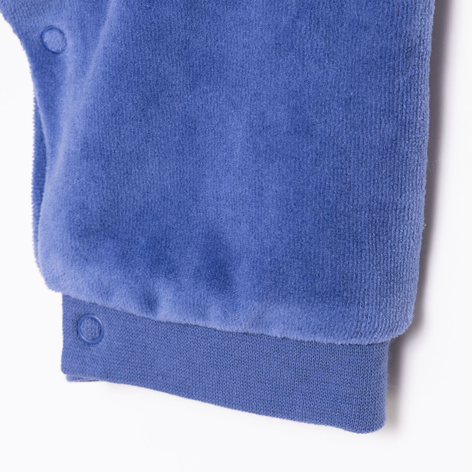 Erkek Bebek Yenidoğan Kadife Patiksiz Tulum Bisiklet Yaka Uzun Kol Patiksiz Paça