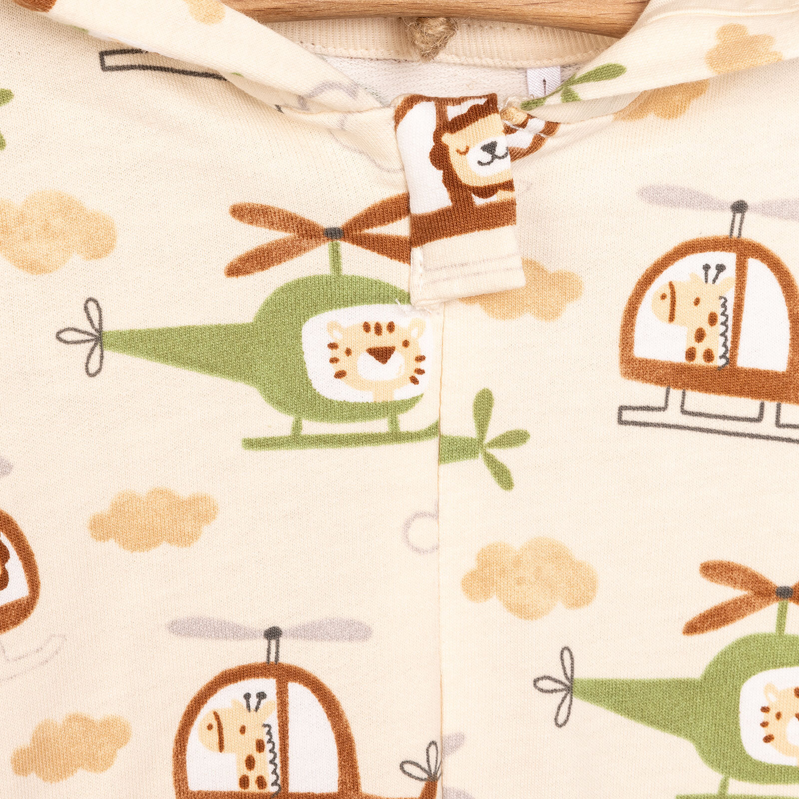 Yenidoğan Erkek Kapüşonlu Tulum Erkek Bebek