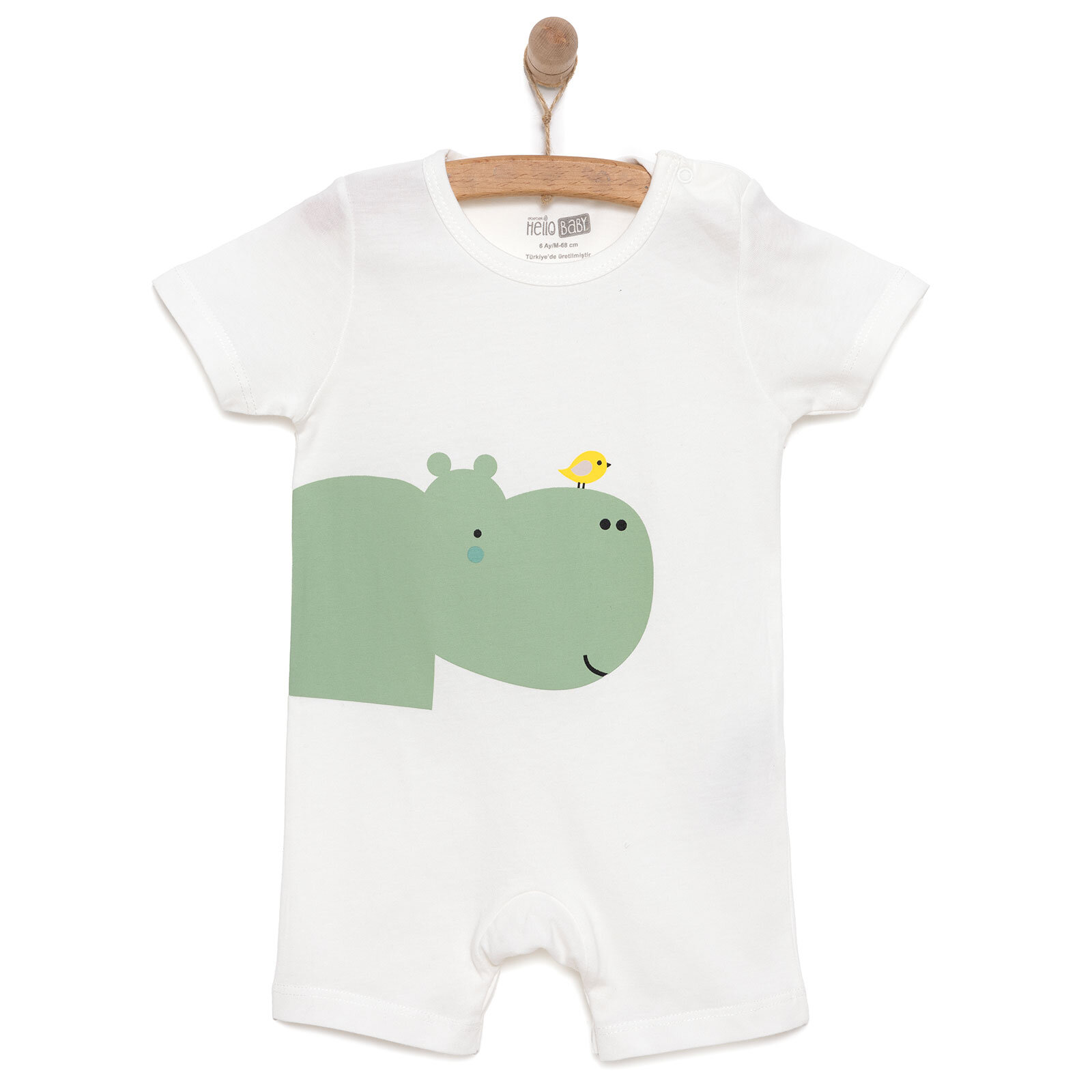 Yenidoğan Erkek Kısa Tulum Erkek Bebek