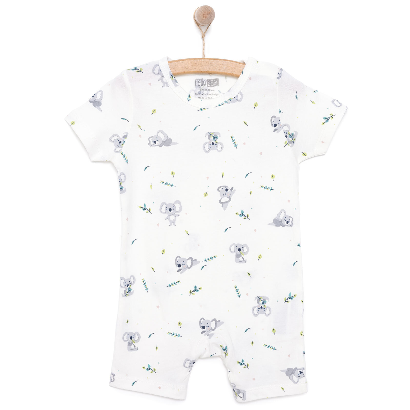 Yenidoğan Erkek Kısa Tulum Erkek Bebek