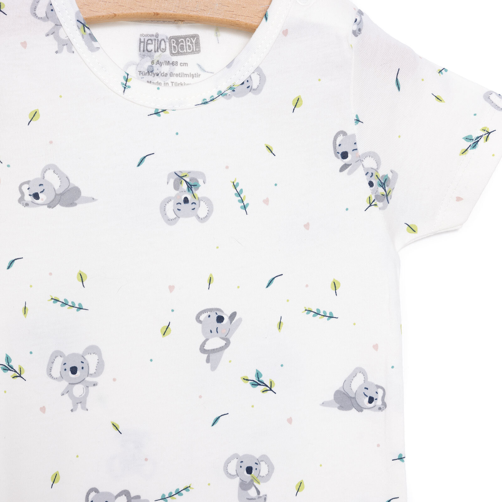 Yenidoğan Erkek Kısa Tulum Erkek Bebek