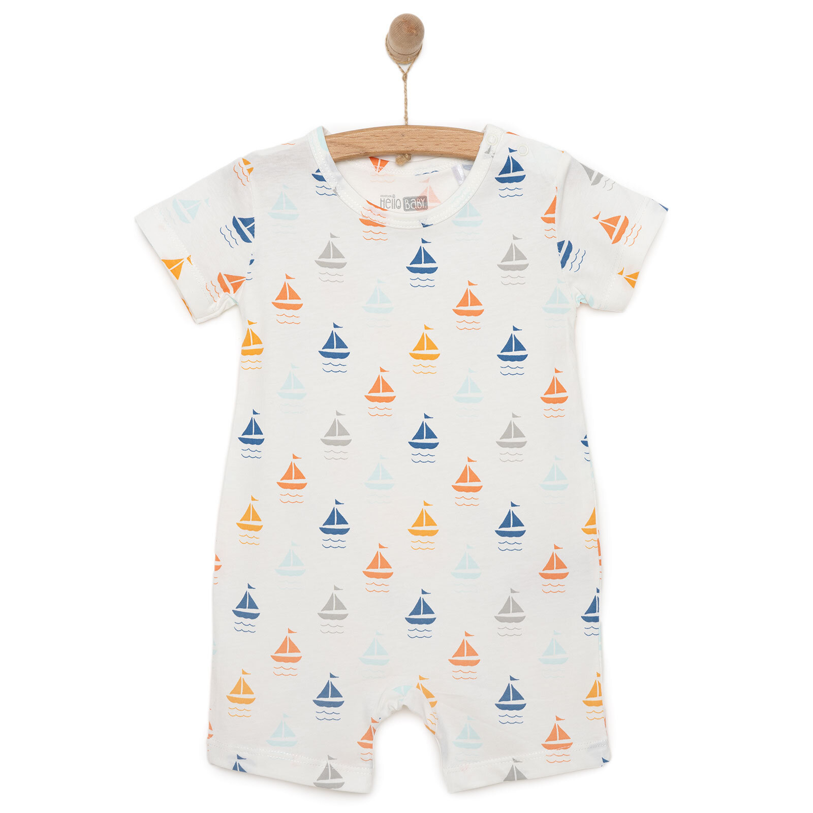 Yenidoğan Erkek Kısa Tulum Erkek Bebek