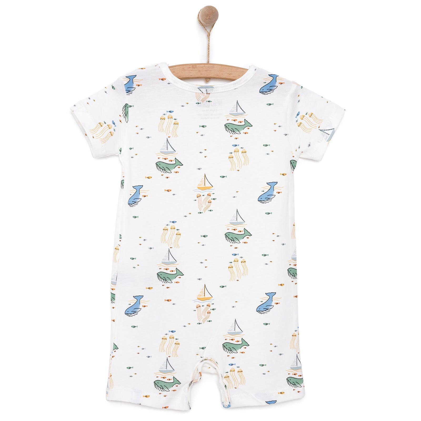 Yenidoğan Erkek Kısa Tulum Erkek Bebek