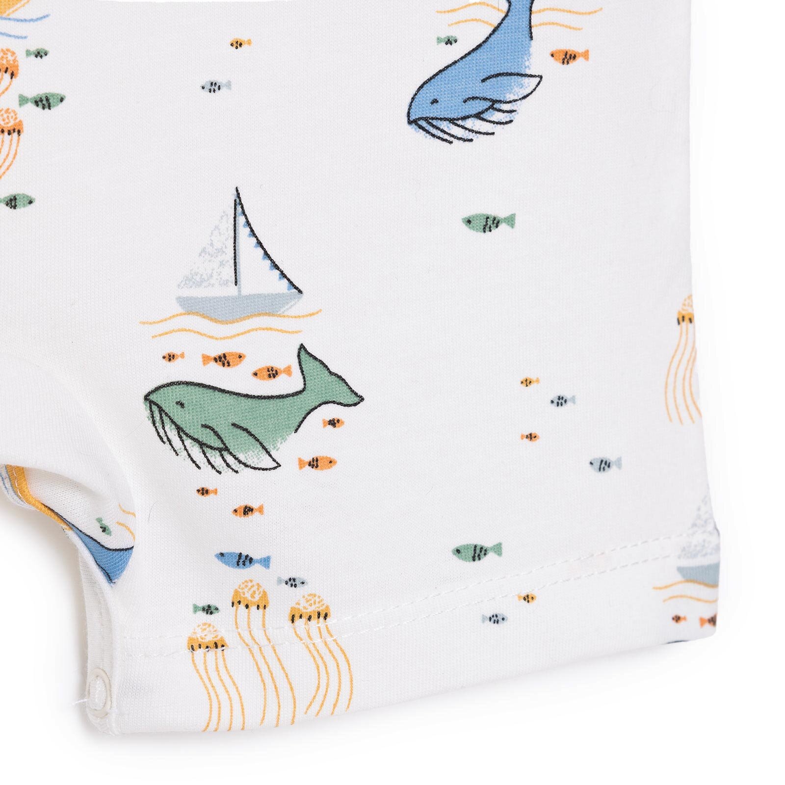 Yenidoğan Erkek Kısa Tulum Erkek Bebek