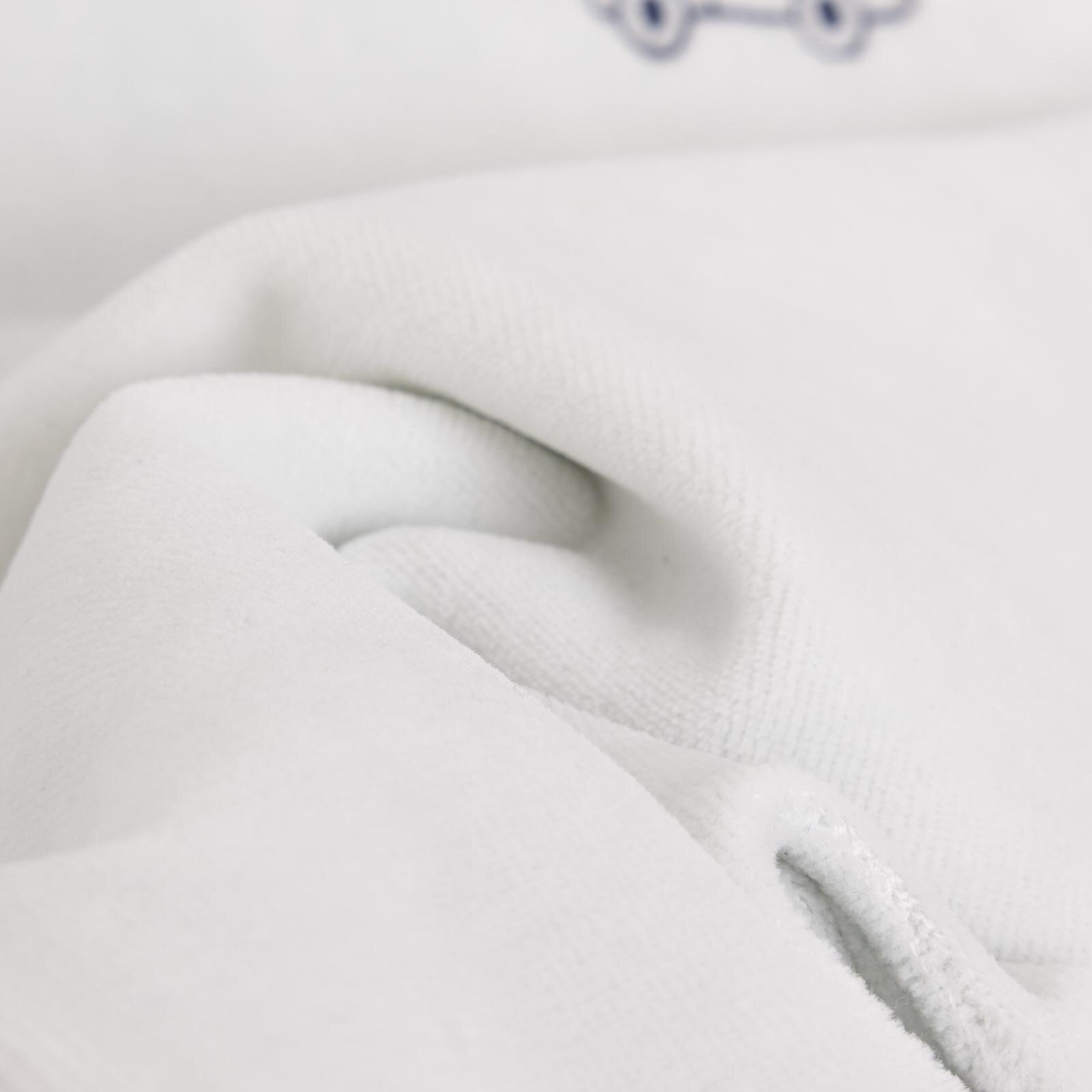 Yenidoğan Erkek Nakışlı Kadife Patikli Tulum Erkek Bebek